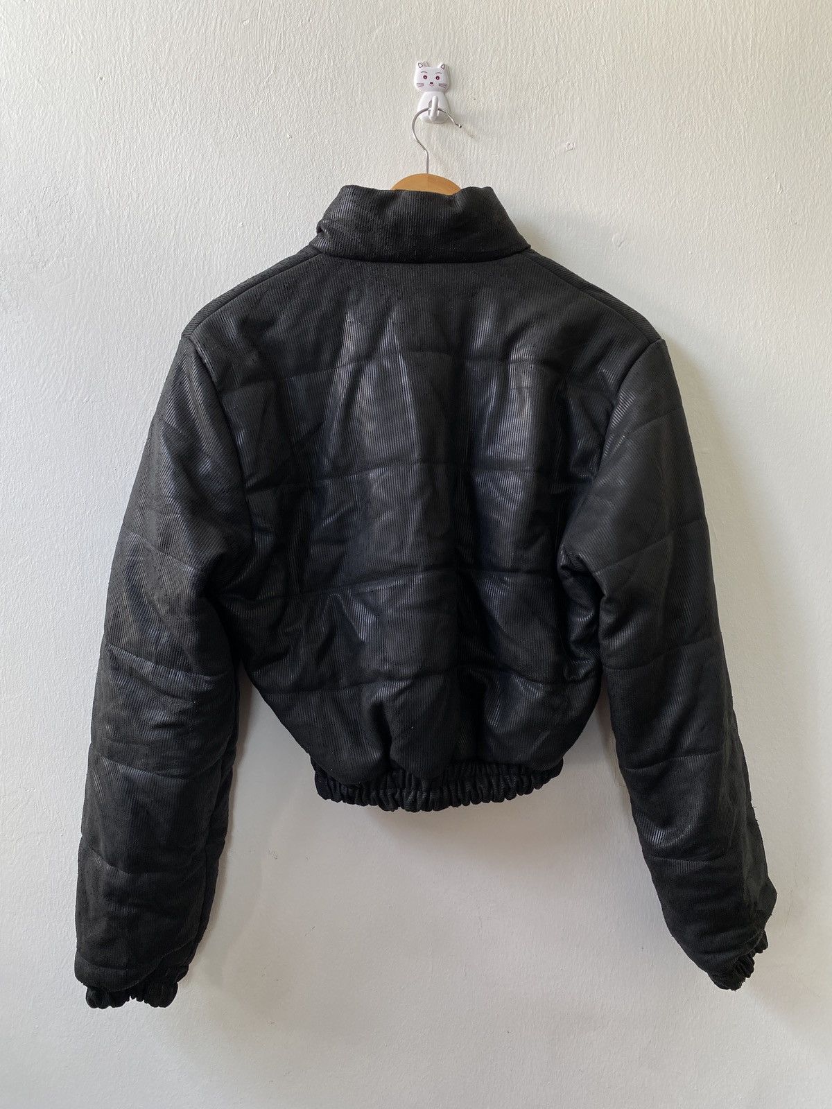 Versace Jeans Couture Vintage Versace Jeans Couture Waxed Puffer Jacket Size US XS / EU 42 / 0 - 2 Thumbnail