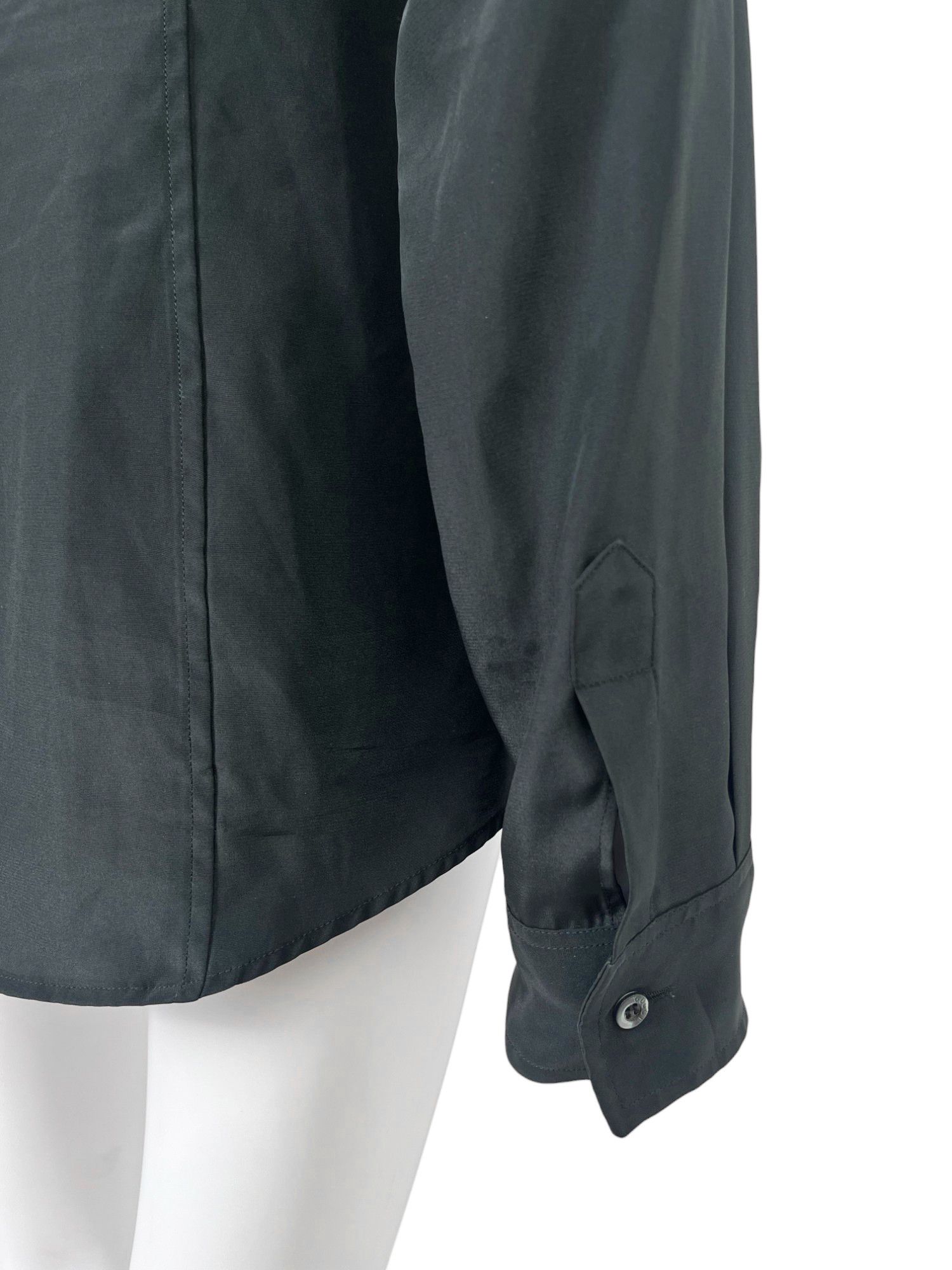 Gucci by Tom Ford S/S 1998 Black Military Shirt Size L / US 10 / IT 46 - 9 Thumbnail