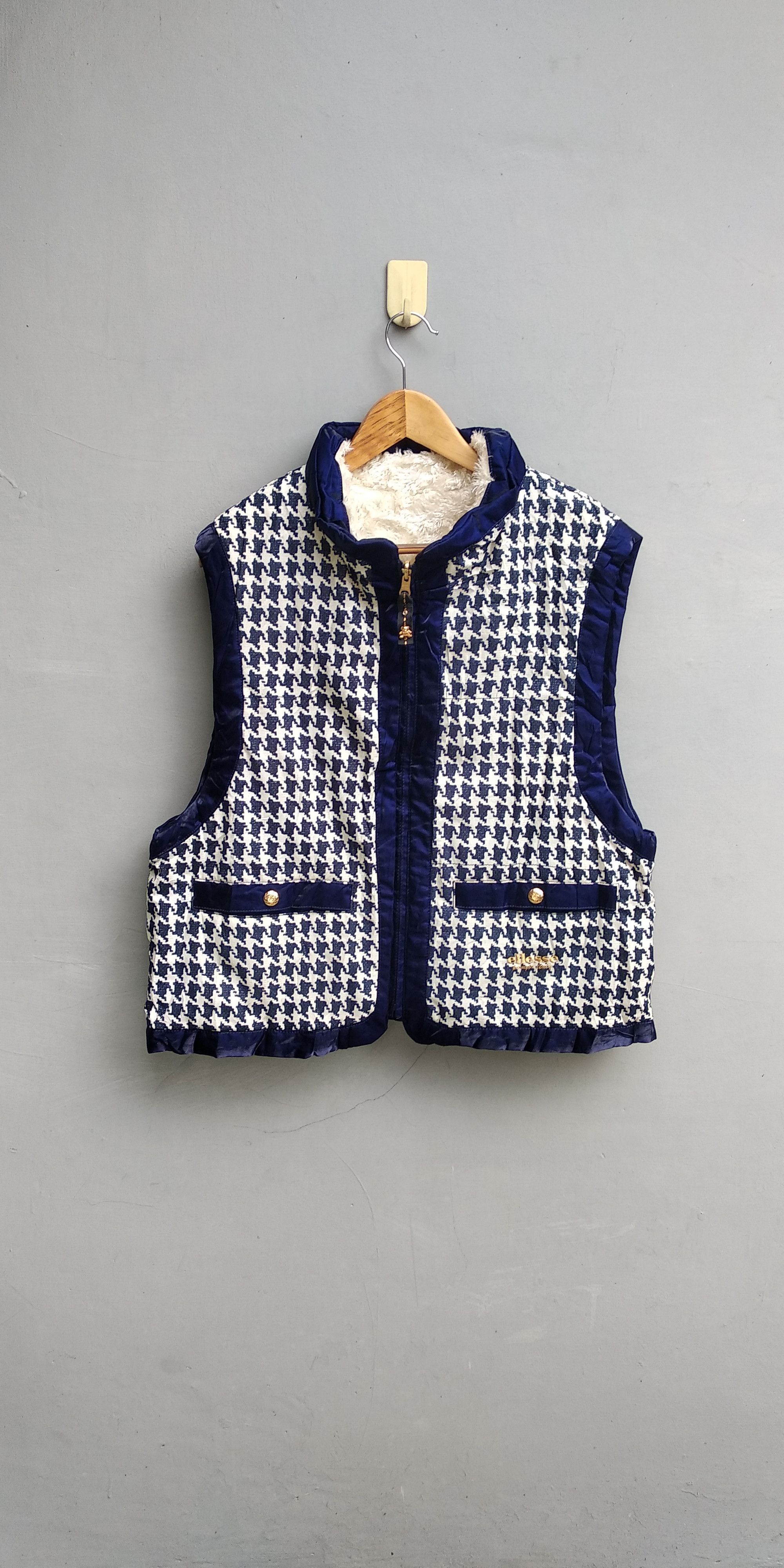 Japanese Brand Ellesse bear 2in1 vest jacket Size US L / EU 52-54 / 3 - 5 Thumbnail