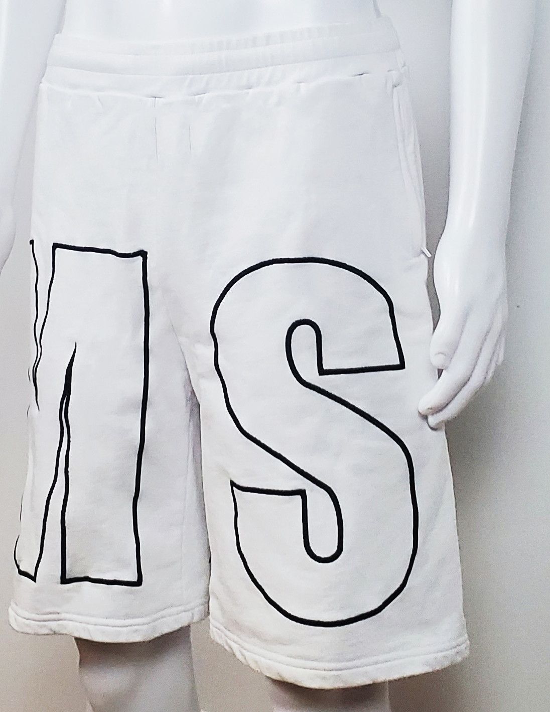 MSGM 80% OFF! MSGM Heavyweight Bermuda Shorts White Black Size US 26 / EU 42 - 5 Thumbnail