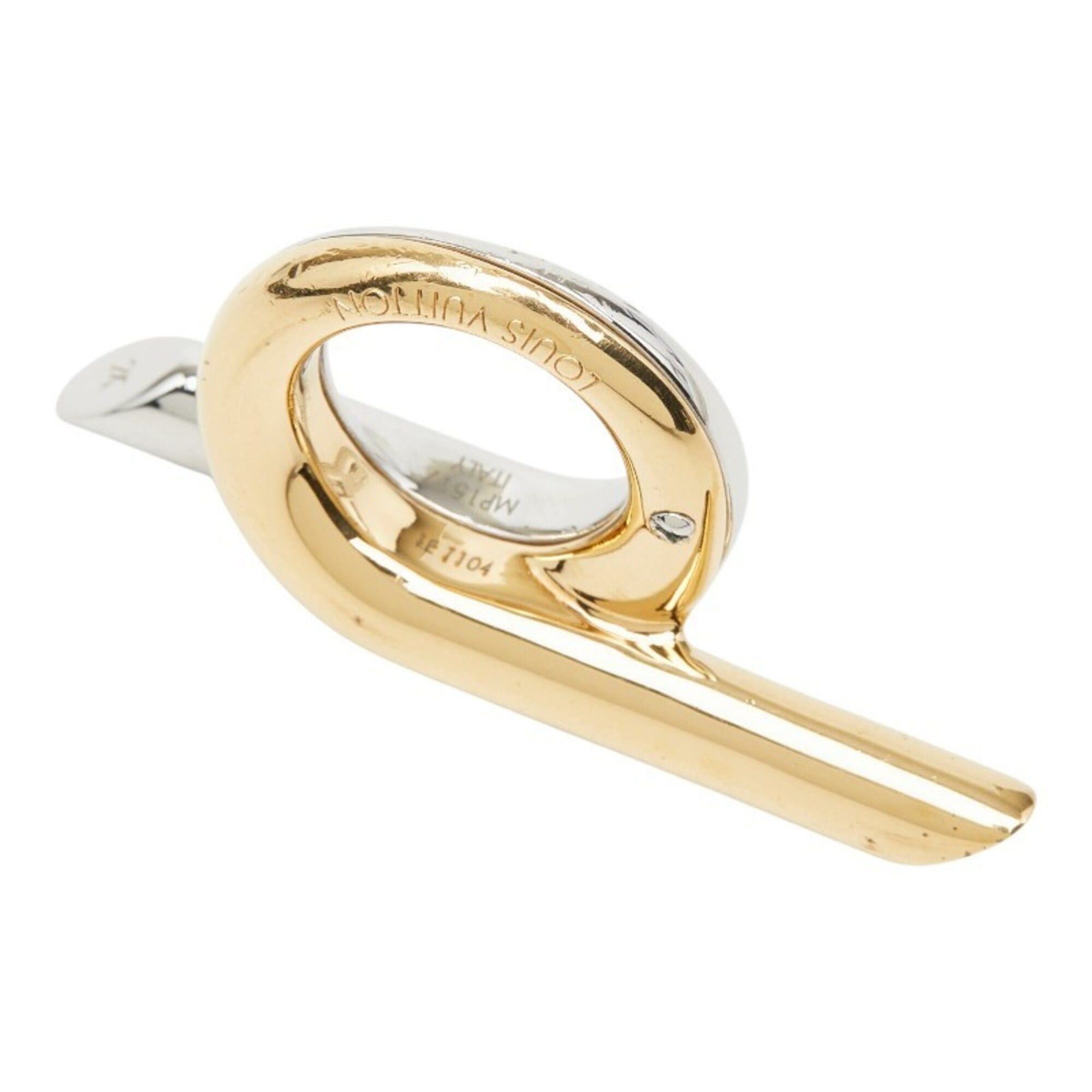 Louis Vuitton Louis Vuitton Ring, Size #M, MP1517, Gold and Silver Plated Metal, Women's, LOUIS VUITTON Size ONE SIZE - 1 Thumbnail