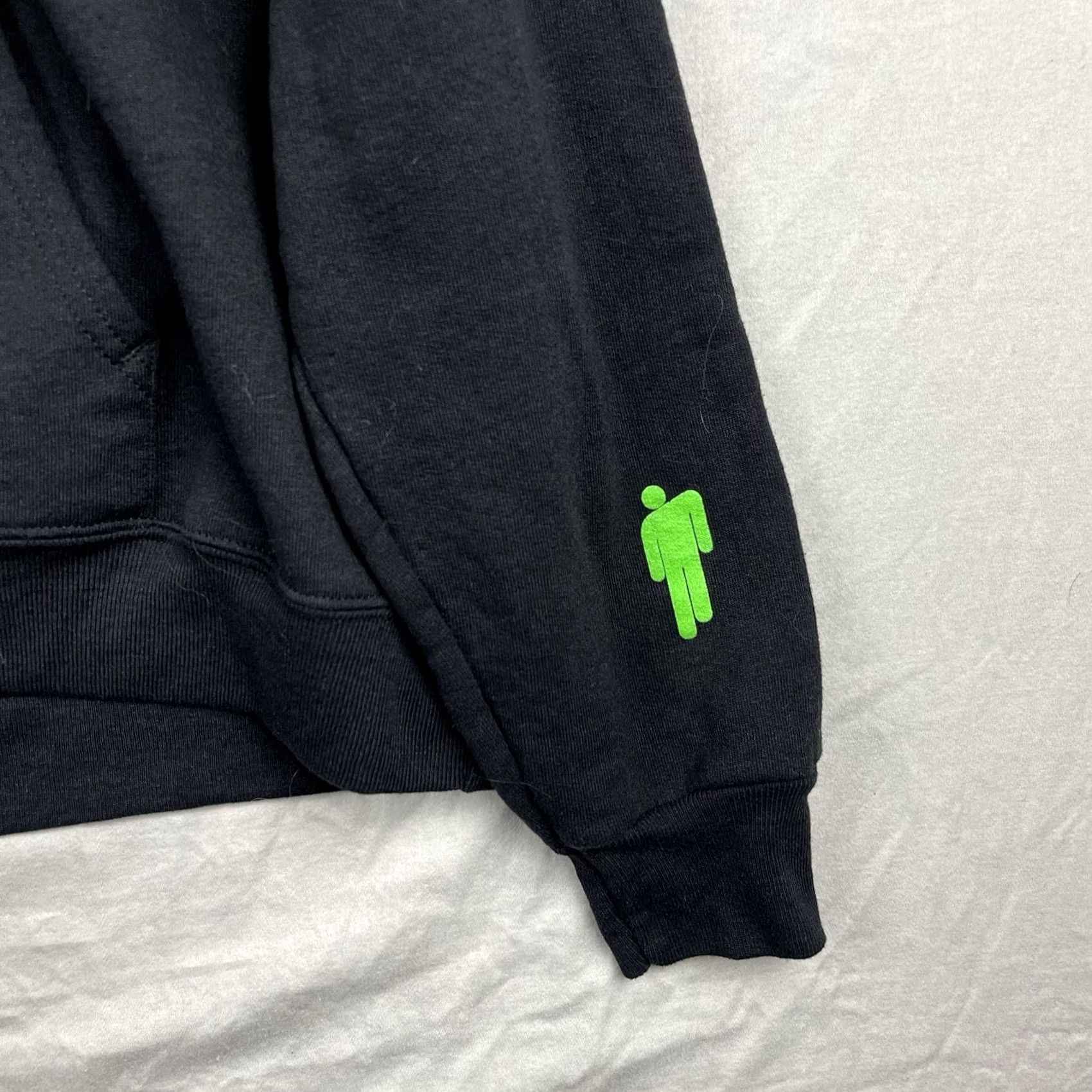 Vintage Billie Eilish Hoodie Mens Large Black World Tour Concert Sweatshirt Pullover Size US L / EU 52-54 / 3 - 3 Thumbnail