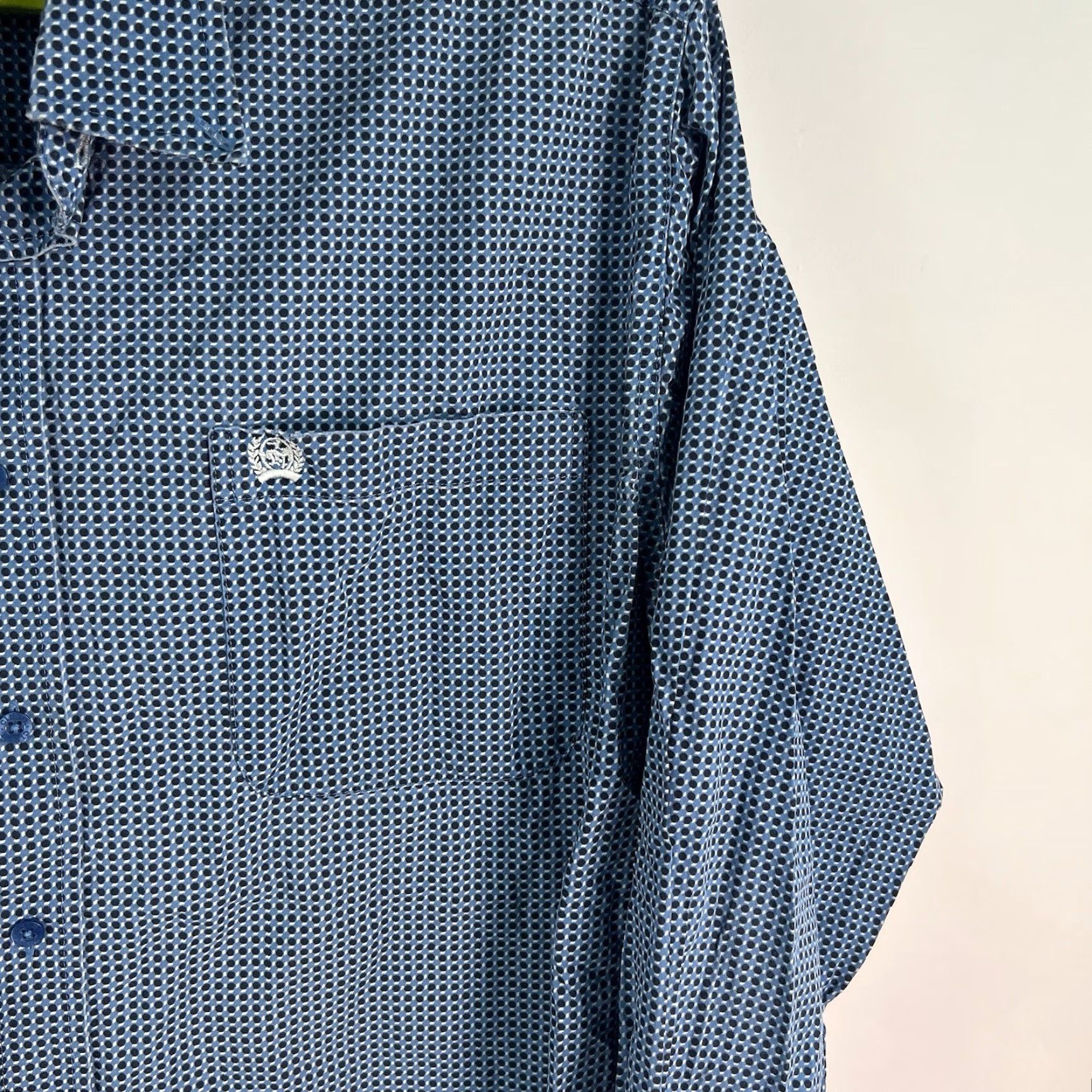 Vintage Cinch Western Wear Men’s Button Down Shirt SZ L Check Blue Long Sleeve Size US L / EU 52-54 / 3 - 4 Thumbnail