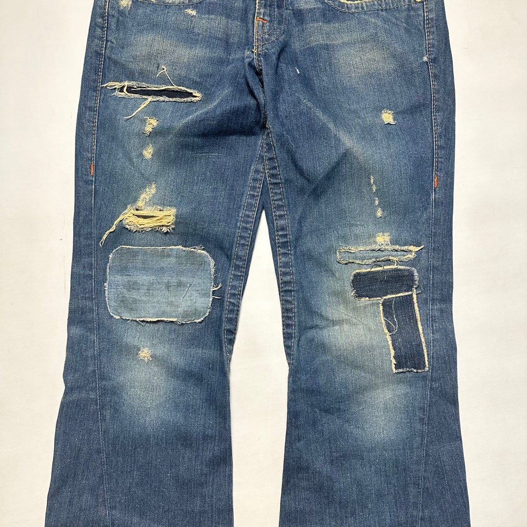 Beauty Beast × Hysteric Glamour × Japanese Brand Japanese rework retro punk jeans bootcut Size US 32 / EU 48 - 3 Thumbnail