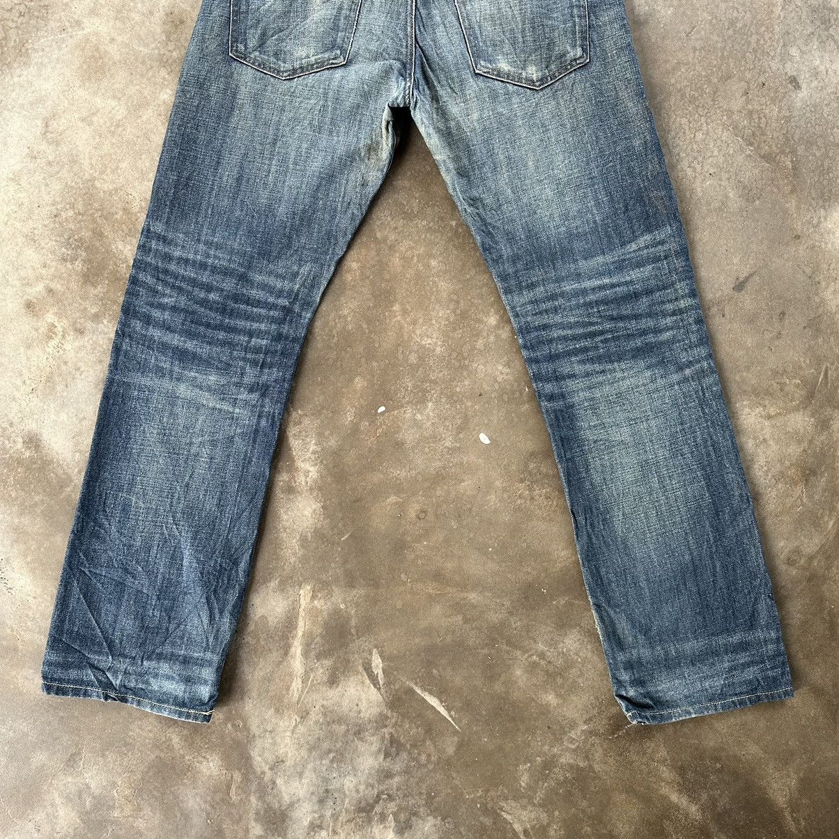 Japanese Brand Vintage Japanese Rusty Jean Faded Denim Pant W34 Size US 34 / EU 50 - 10 Thumbnail