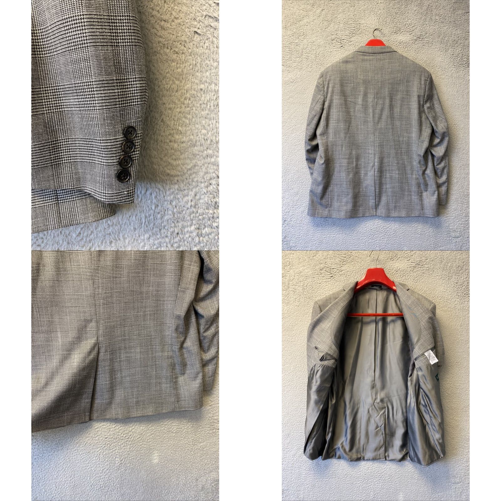 Ralph Lauren Ralph Lauren Blazer Jacket Glen Plaid Gents Flex 48R Gray Plaid / 142-17 Size 48R - 8 Thumbnail