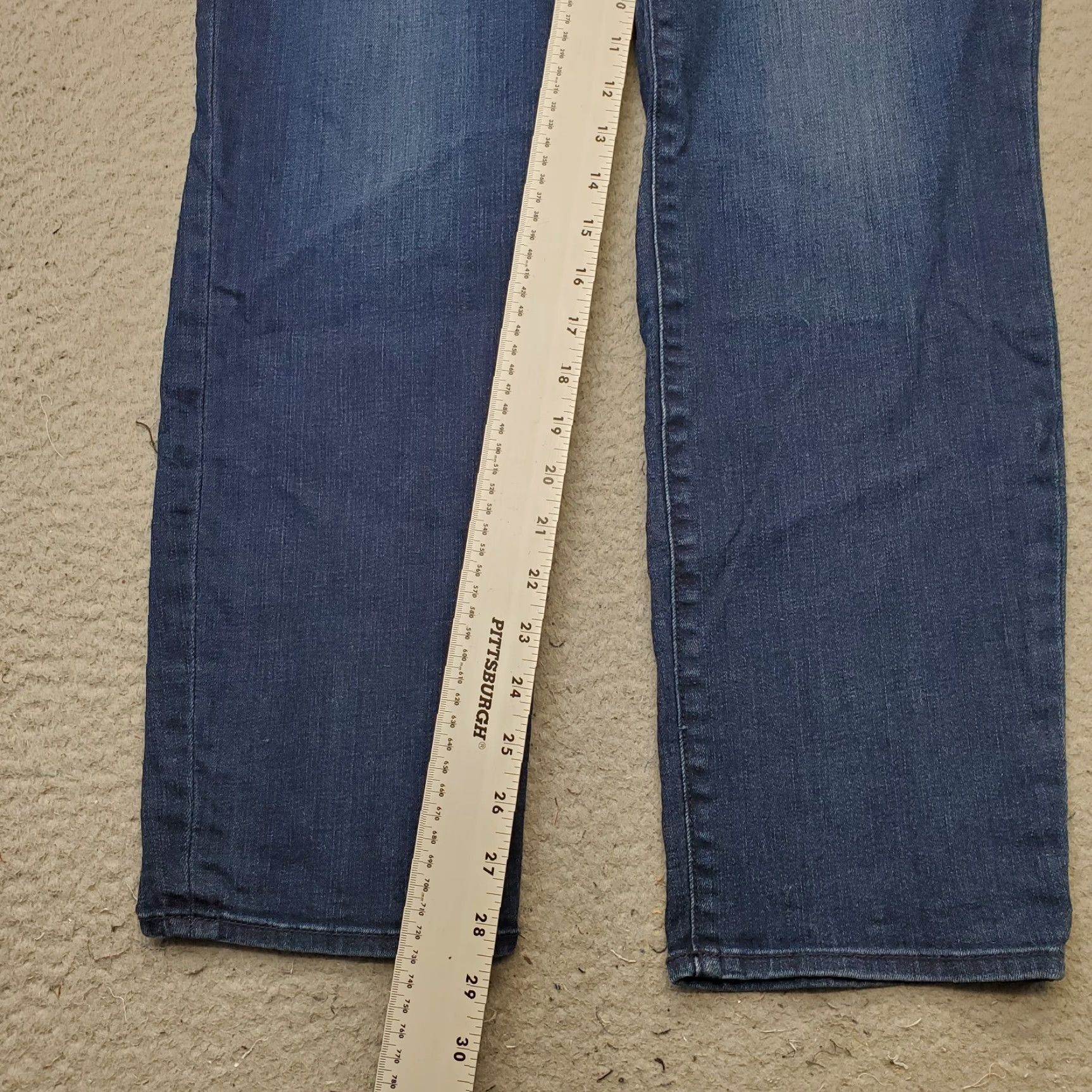 Ann Taylor Ann Taylor Womens Jeans Main Straight Denim Blue 10 Stretch 5-Pocket Denim Vintage No Women Size 10 Blue Denim Stretch Streetwear Size 32" / US 10 / IT 46 - 4 Thumbnail