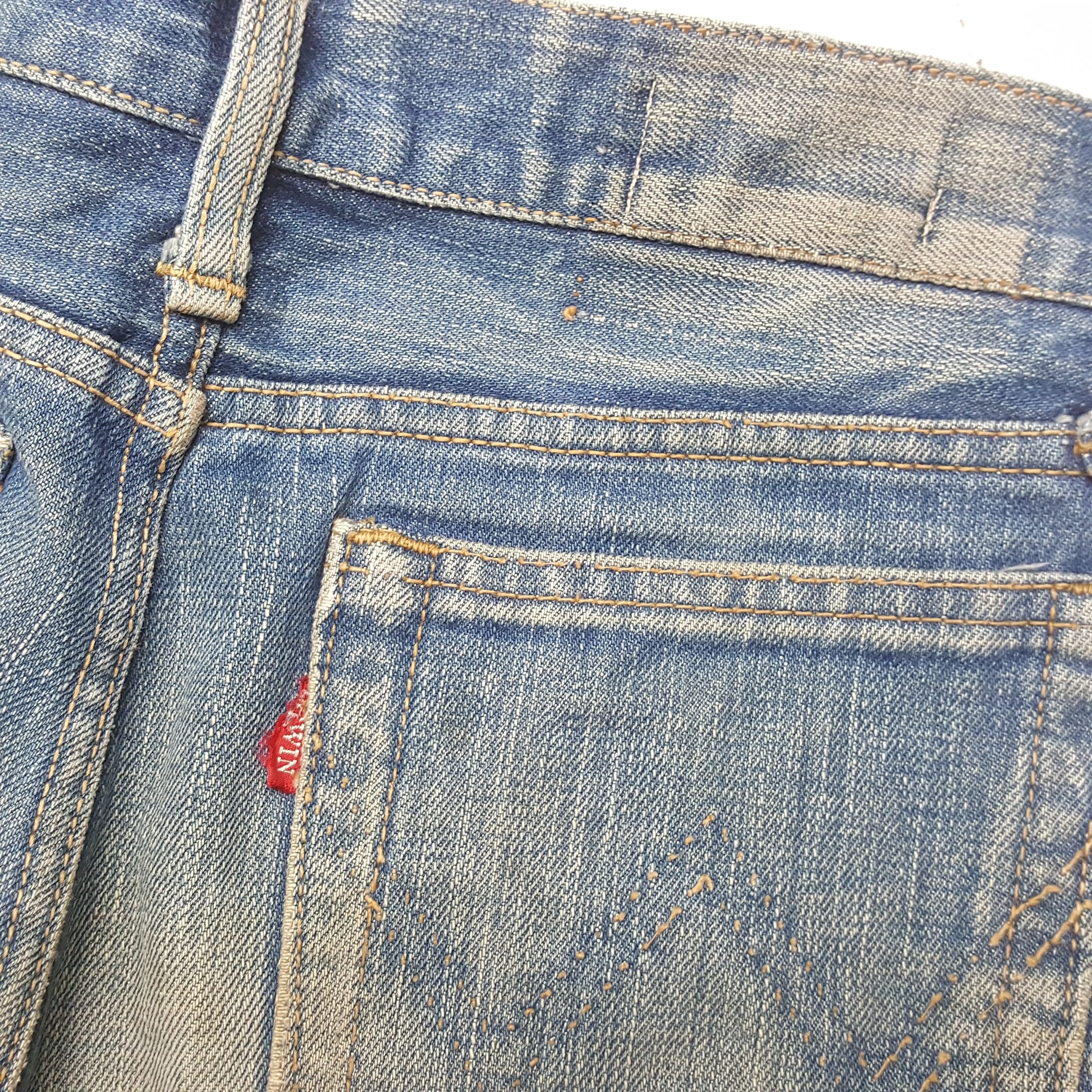 Edwin × Vintage EDWIN Distressed Jeans Streetwear Rock Punk Style Size US 26 / EU 42 - 14 Thumbnail