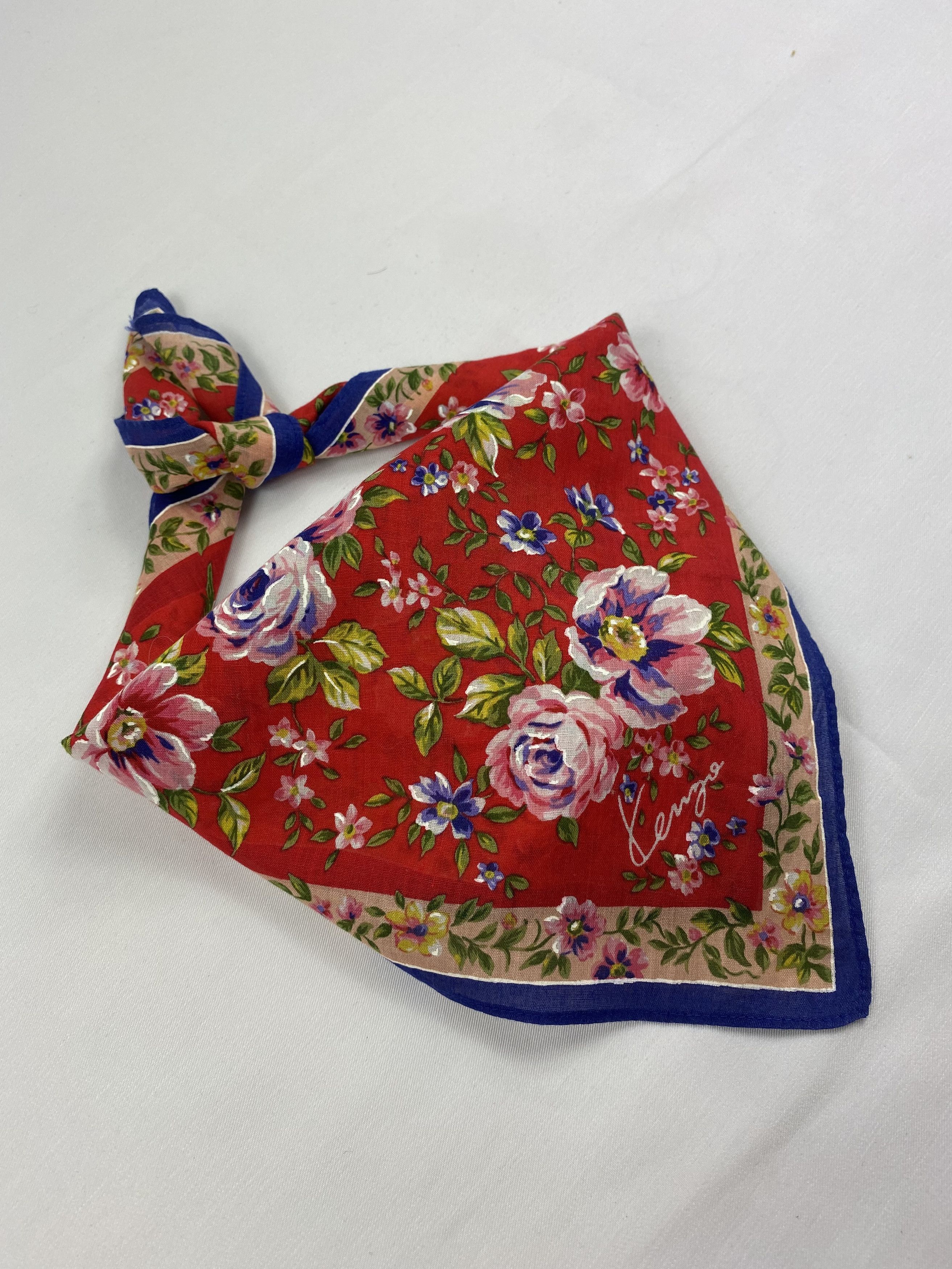 Kenzo × Vintage Kenzo Handkerchief / Bandana / Neckerchief Size ONE SIZE - 1 Thumbnail