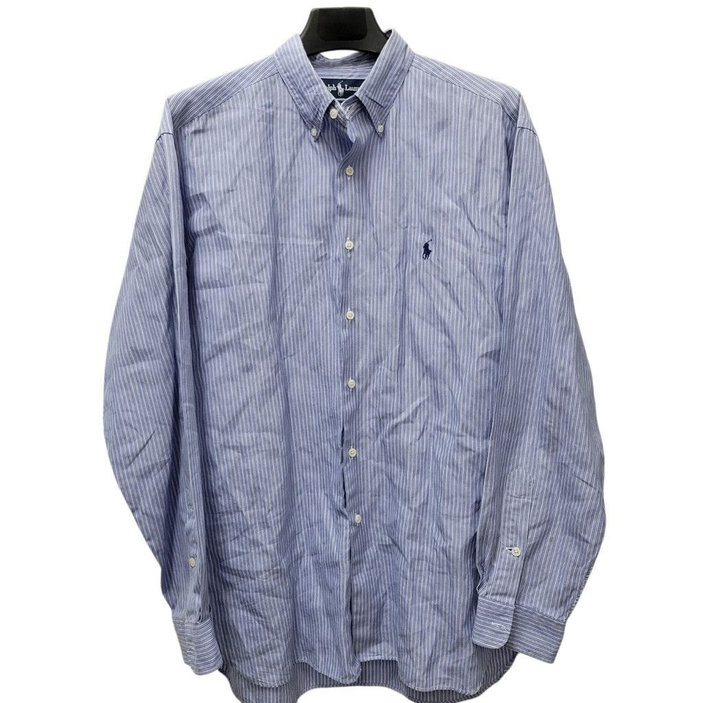 Ralph Lauren Ralph Lauren Mcmeel Button-down Blue Long-Sleeves Striped Size US L / EU 52-54 / 3 - 2 Thumbnail