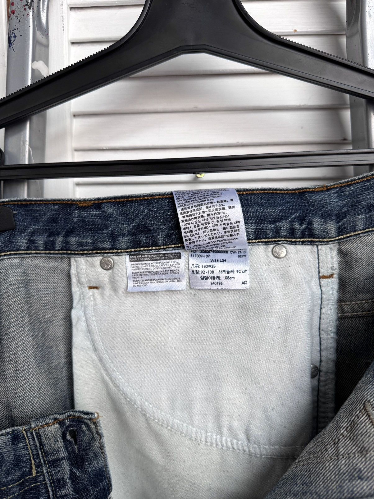 Levi's Vintage Levi’s Western Cowboy Jeans Blue Distressed Denim Size US 36 / EU 52 - 14 Thumbnail