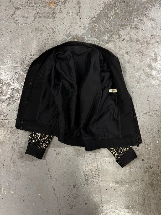 Balenciaga AW2013 Balenciaga Black & White Contemporary Abstract Aviator Jacket Size US S / EU 44-46 / 1 - 7 Thumbnail