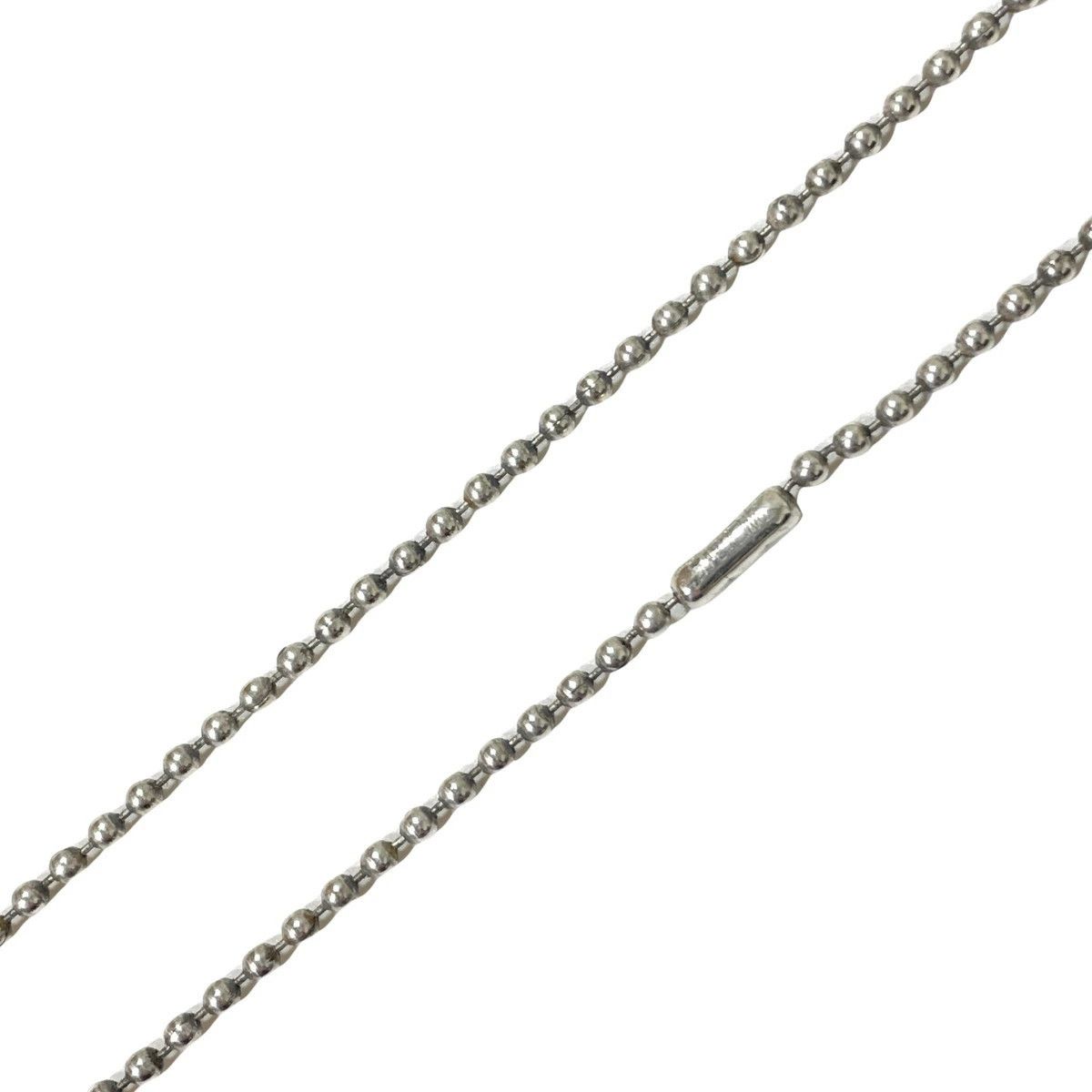 Chrome Hearts CHROME HEARTS Genuine Silver Ball Chain Necklace Silver Size ONE SIZE - 2 Thumbnail