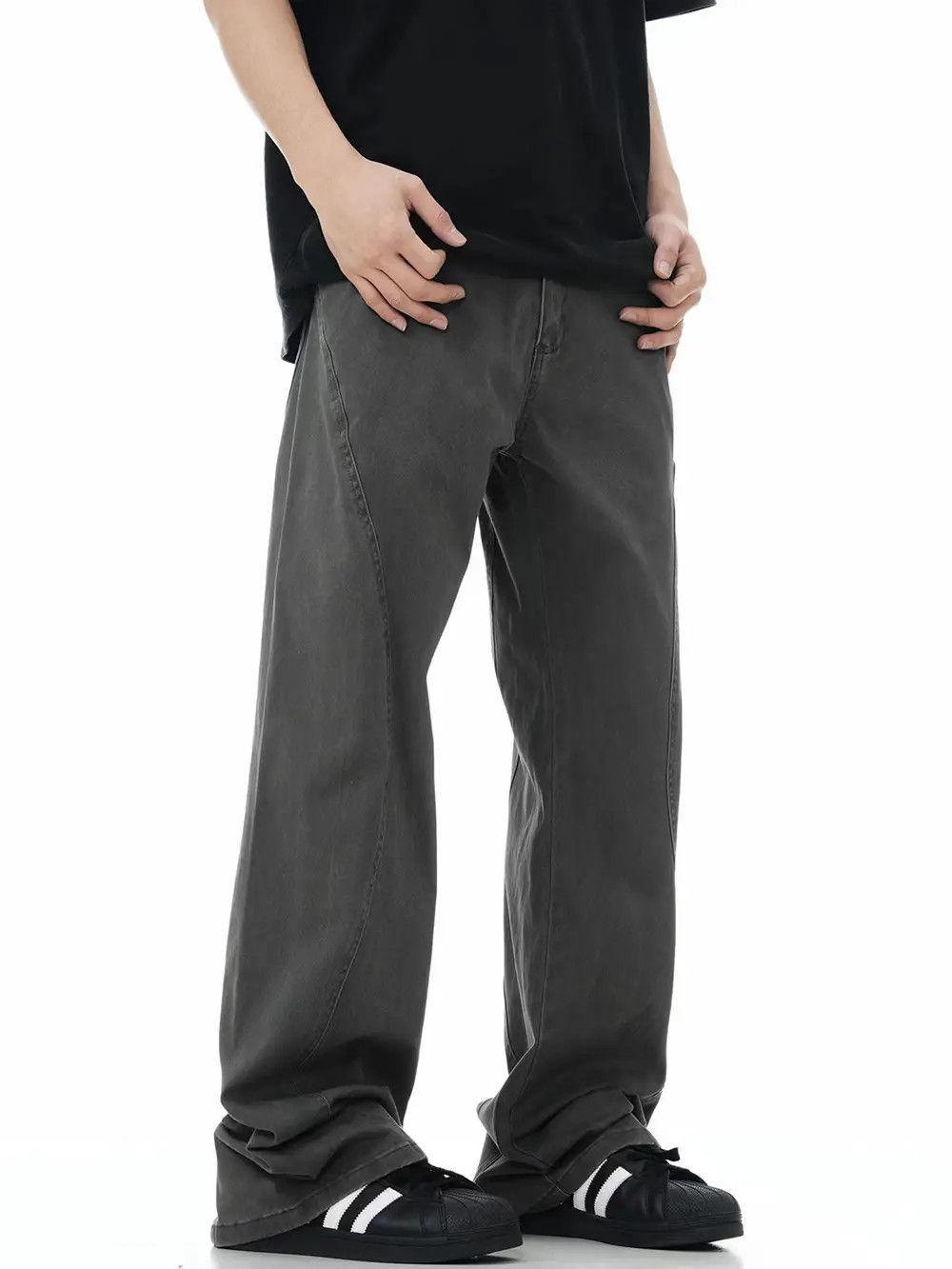 Japanese Brand × Jean Vintage Street Hip Hop Harajuku Casual Pants Size US 31 - 2 Thumbnail