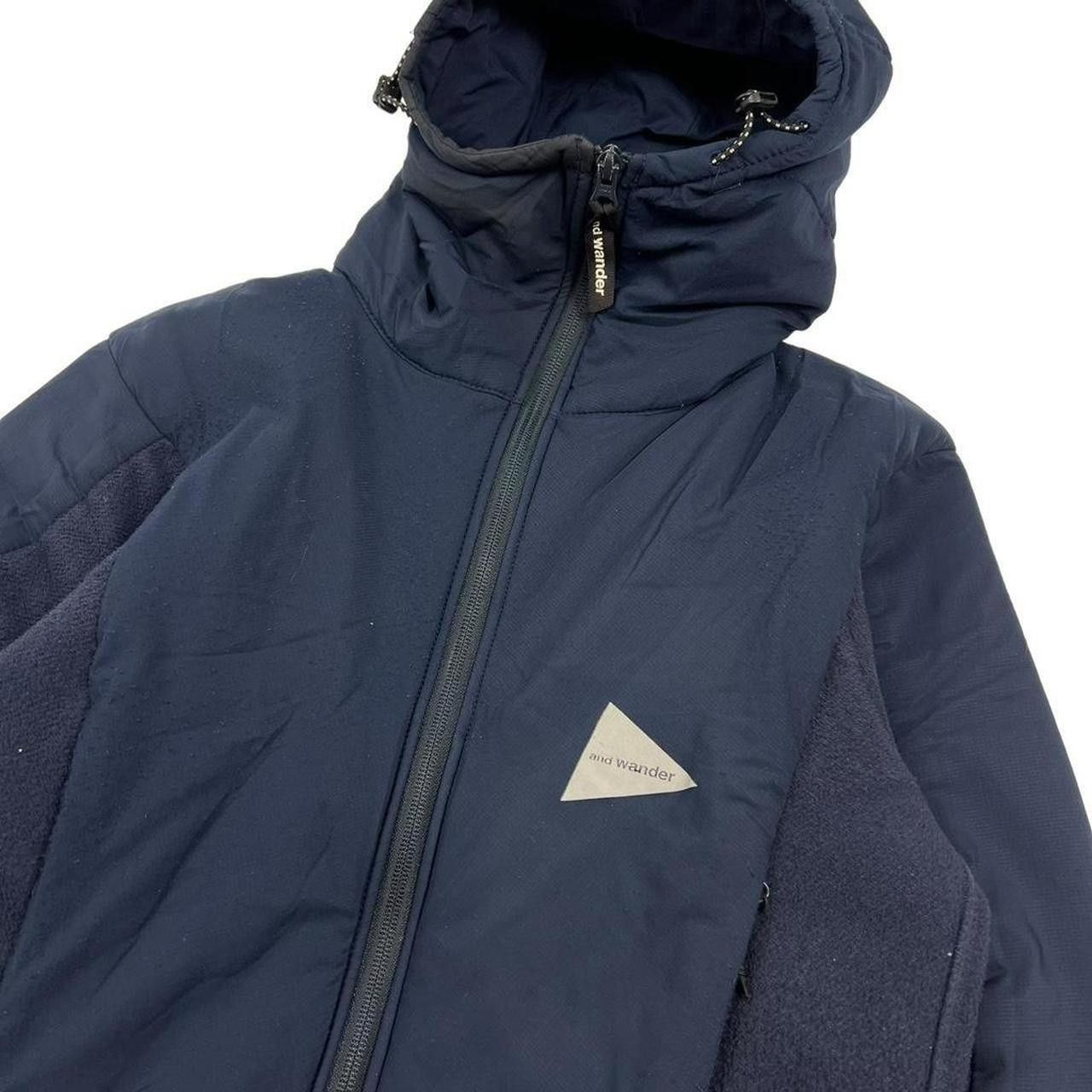And Wander And Wander Navy Hooded Fleece Jacket - size 1 (extra small) Size US XS / EU 42 / 0 - 2 Thumbnail