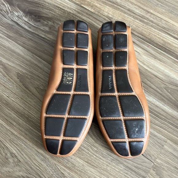 Prada Prada Tan Leather Driving Loafers Moccasin Style Slip Ons Em Size US 9 / EU 42 - 7 Thumbnail