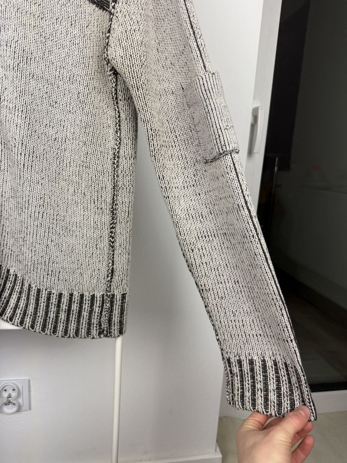 Japanese Brand Avant Garde Japan knit zip sweater Size US L / EU 52-54 / 3 - 5 Thumbnail