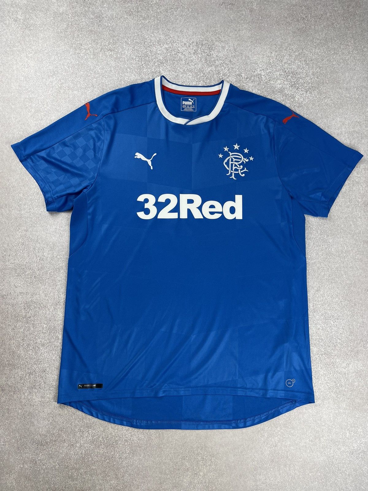 Vintage Glasgow Rangers 2016/18 Home Football Shirt Soccer Jersey Size US XXL / EU 58 / 5 - 1 Thumbnail