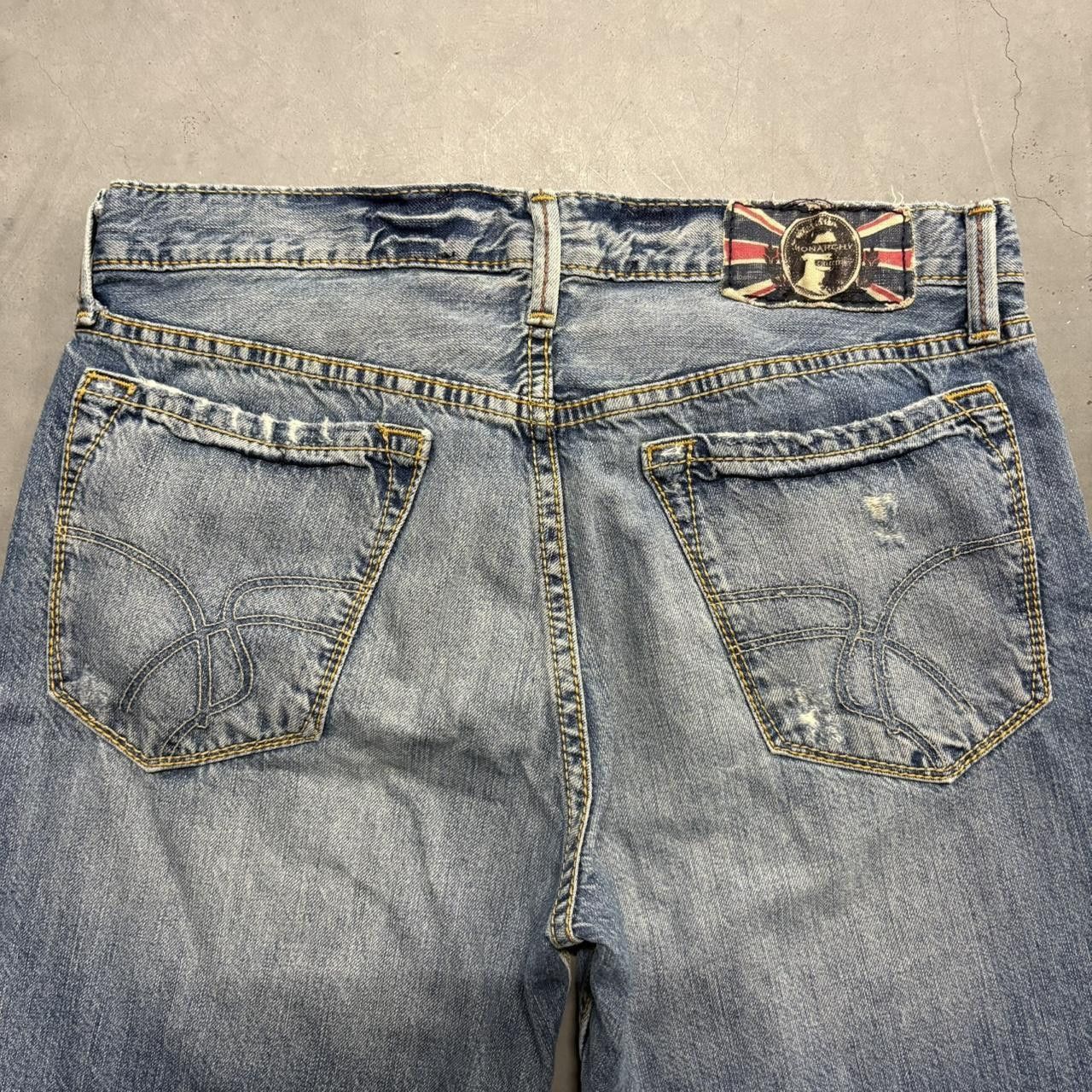 Vintage Vintage Y2K/2000s Baggy Distressed Holloway Monarchy Jeans Size US 32 / EU 48 - 6 Thumbnail