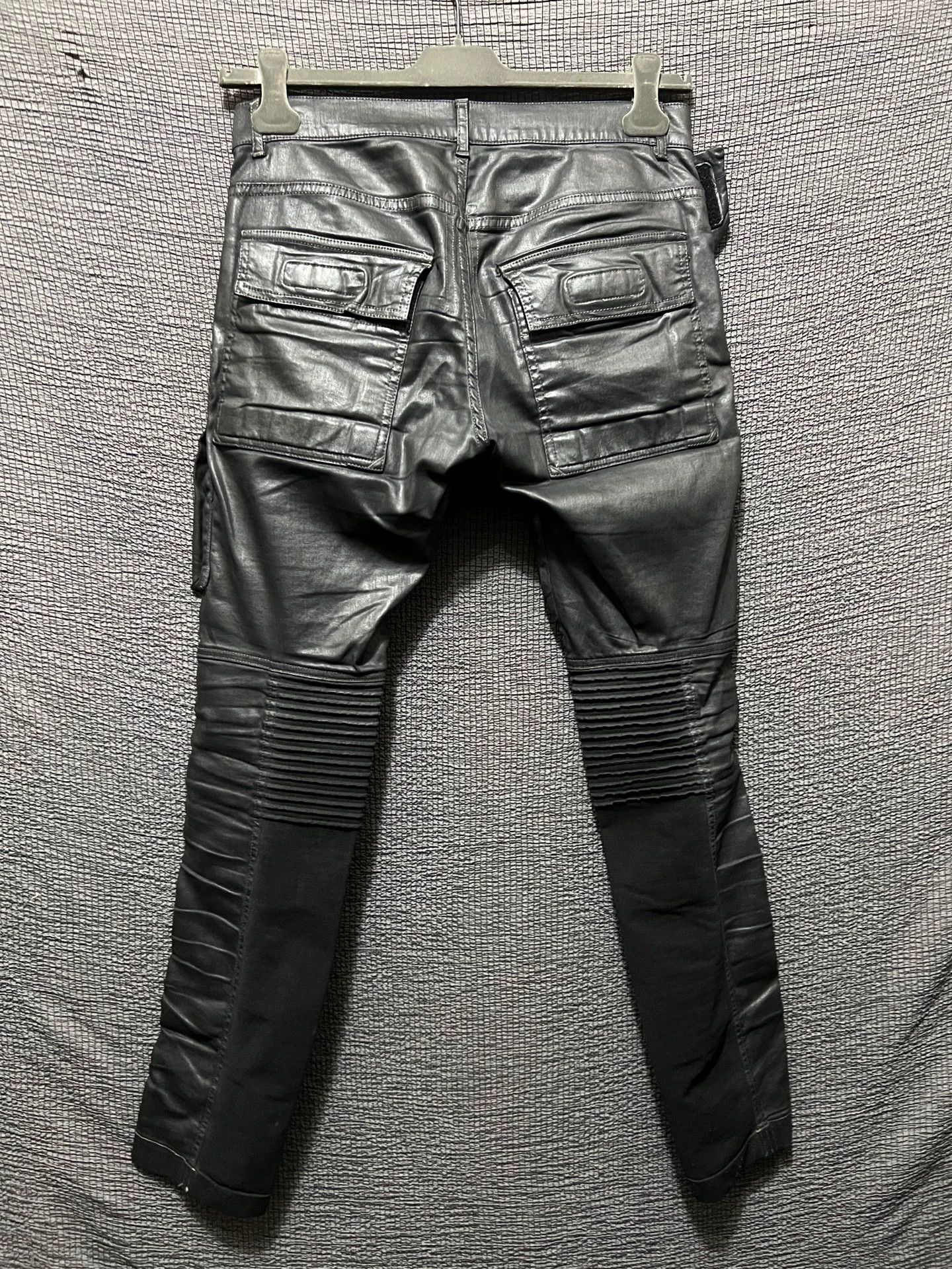 Rick Owens Rick Owens 16ss SBW Waxed Moto Jeans 30 Italy Size US 30 / EU 46 - 2 Thumbnail