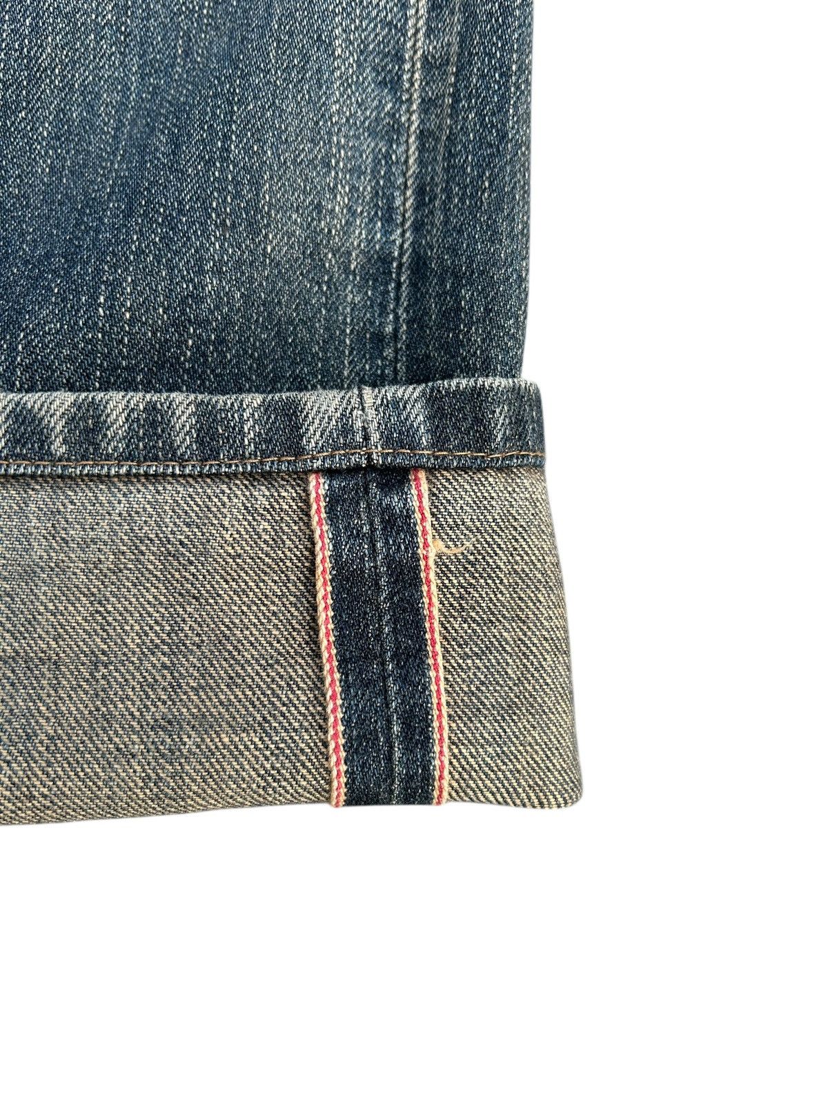 Kapital Vintage Edwin 505z Selvedge Rusty Distressed Denim Jeans Size US 34 / EU 50 - 2 Thumbnail