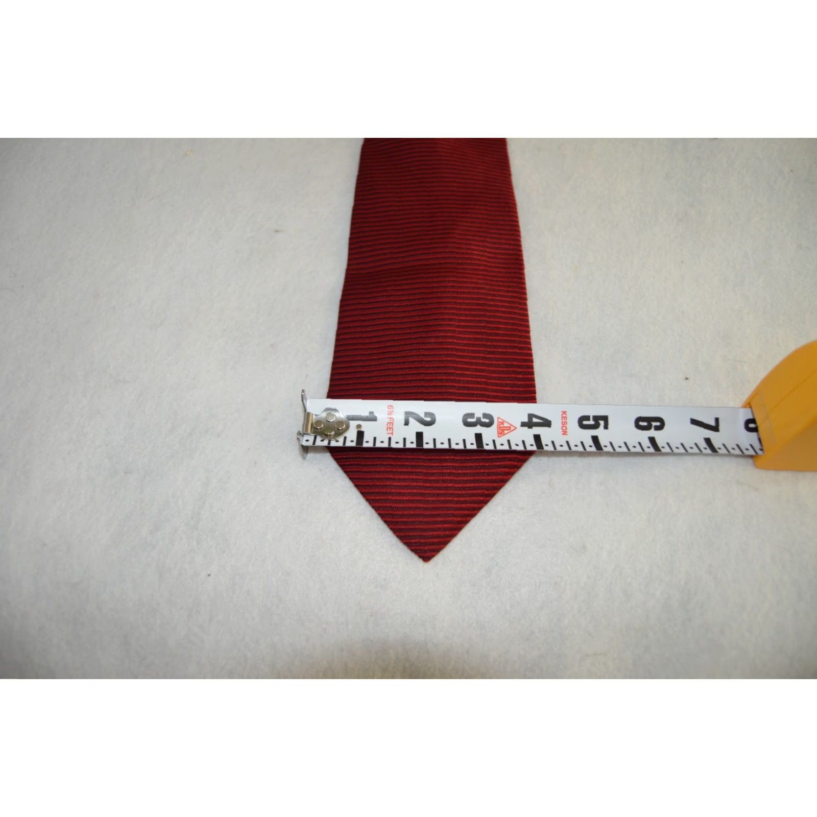 Tommy Hilfiger TOMMY HILFIGER MENS TIE NAVY BLUE RED STRIPES Size ONE SIZE - 5 Thumbnail