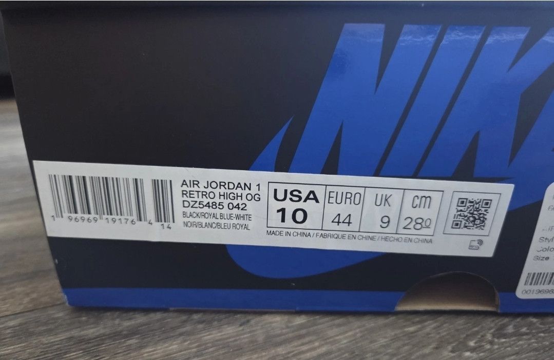 Jordan Brand Air Jordan 1 High OG Reimagined Size US 10 / EU 43 - 11 Thumbnail