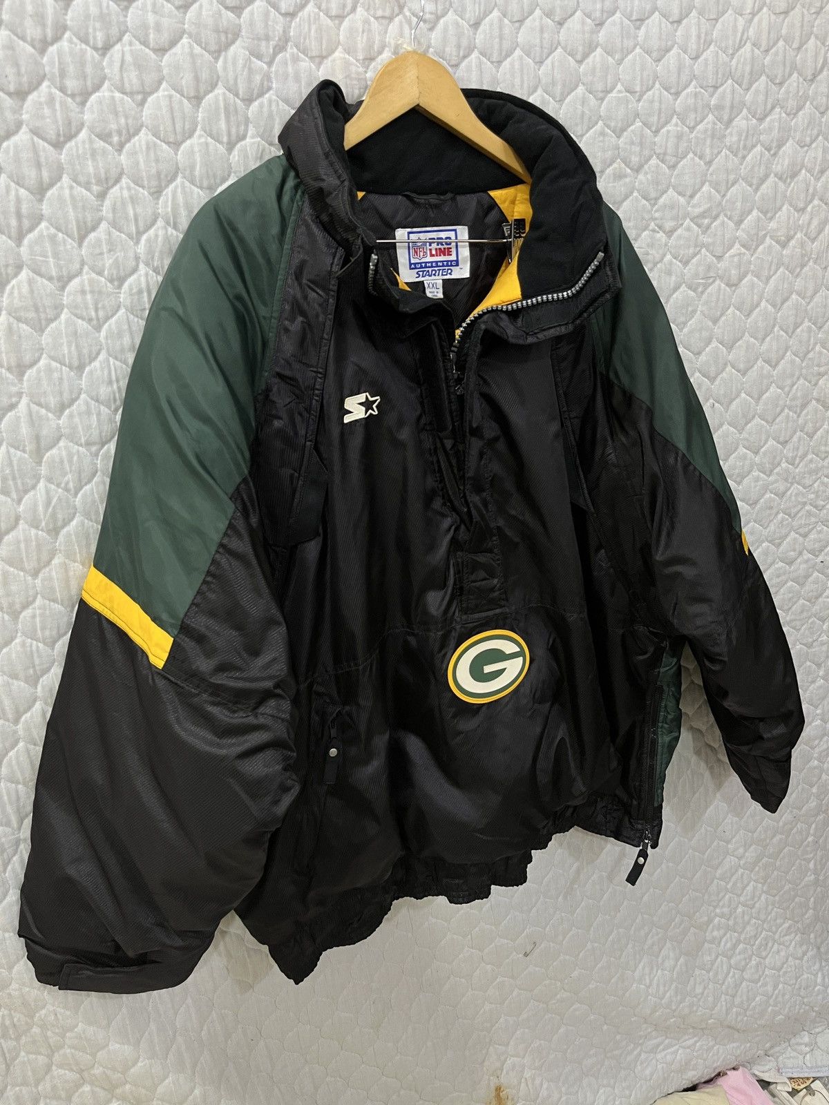 Starter 🔥🔥🔥HYPE STARTER NFL GREEN BAY PACKERS JACKET Size US XXL / EU 58 / 5 - 3 Thumbnail