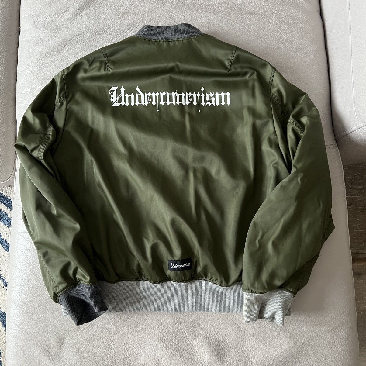 Undercover SS22 Reconstructed Hybrid Reversible Bomber Jacket Size US XL / EU 56 / 4 - 4 Thumbnail