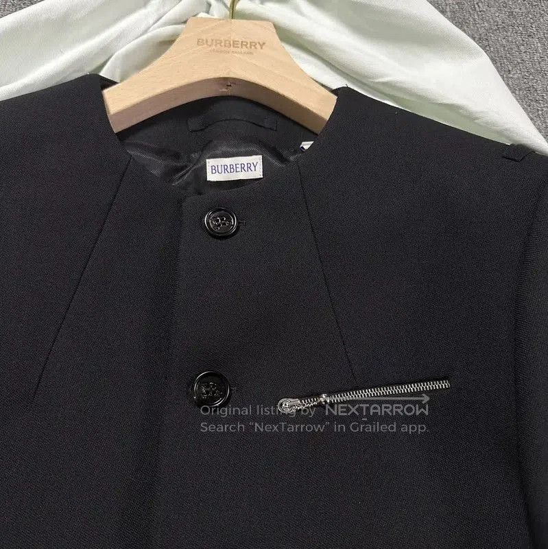 Burberry Burberry Long Black Wool Coat for Men. Size US L / EU 52-54 / 3 - 2 Thumbnail
