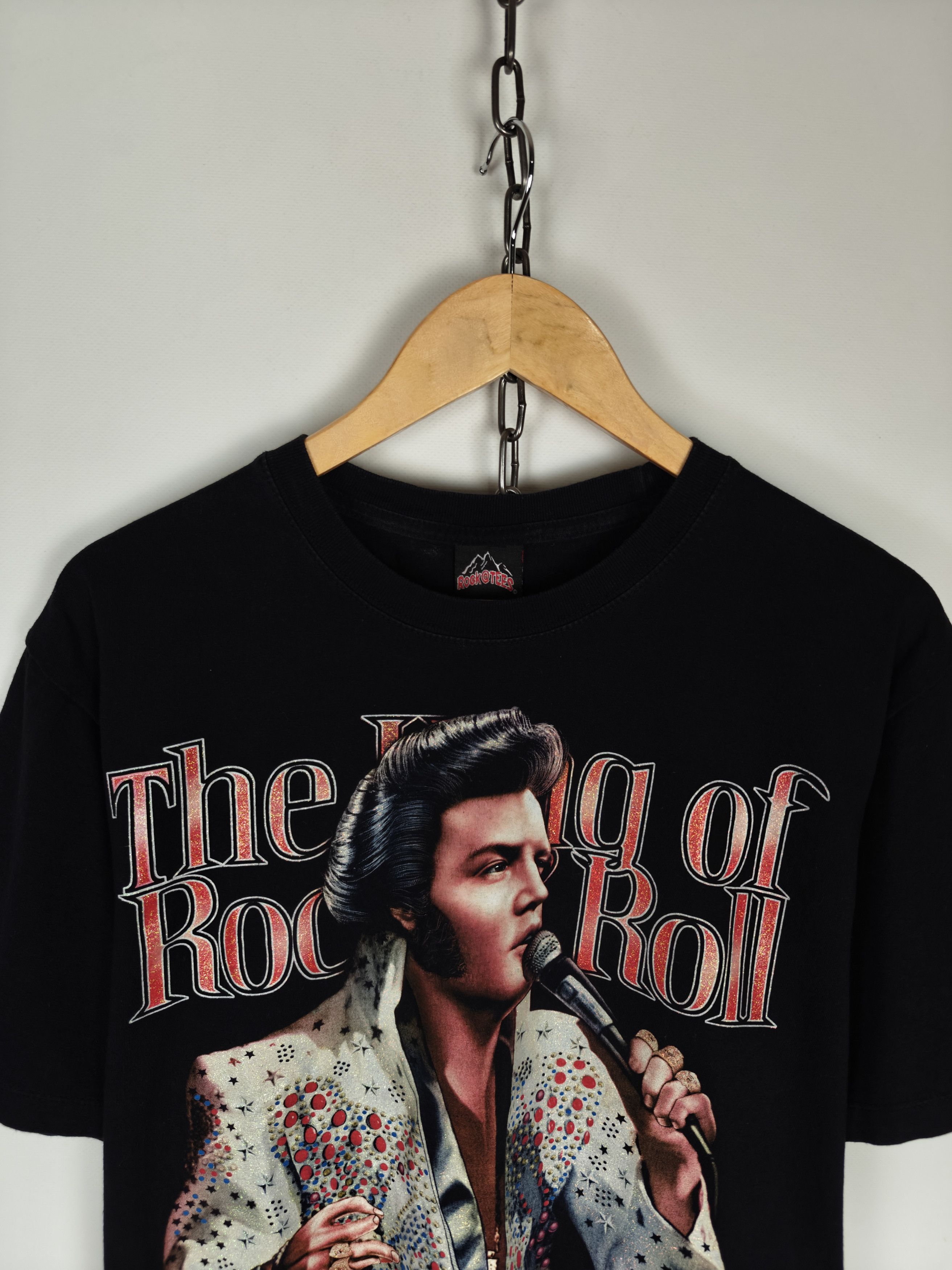 Other Rock Tees Vintage Elvis Presley Tee Double Big Logo Size L Size US L / EU 52-54 / 3 - 3 Thumbnail