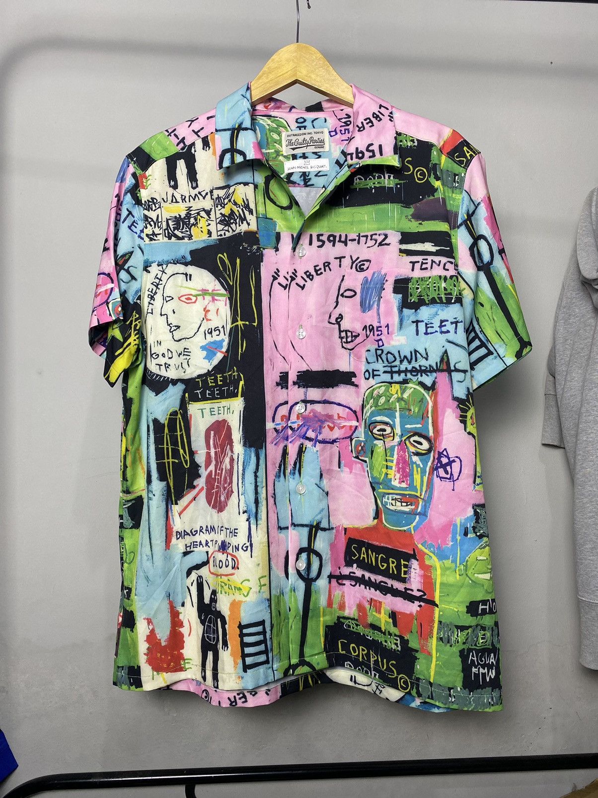 Wacko Maria wacko maria basquiat 21ss shirt | Grailed