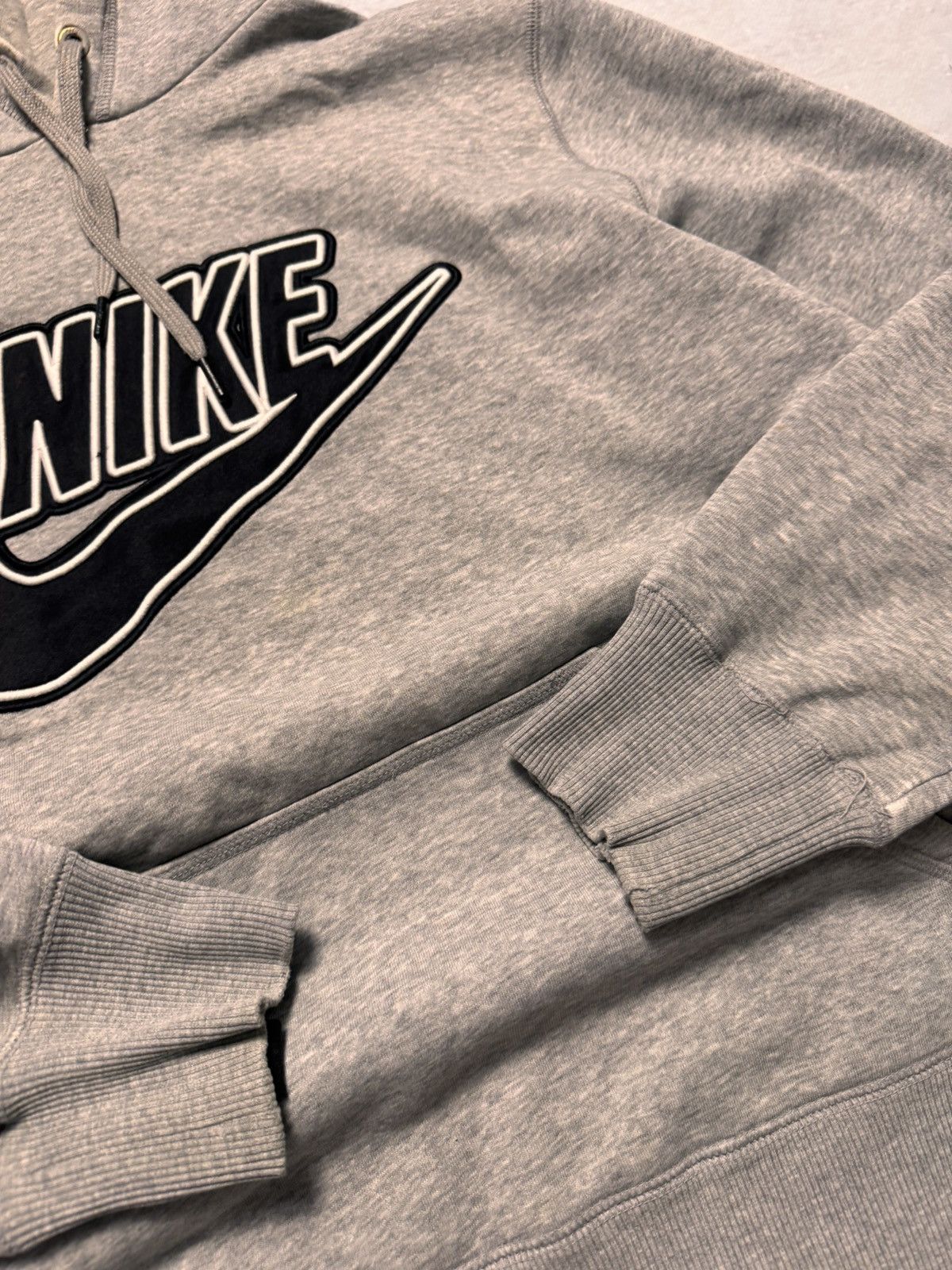 Nike × Vintage NIKE VINTAGE CENTER LOGO OVERSIZE BOXY HOODIE Size US L / EU 52-54 / 3 - 5 Thumbnail