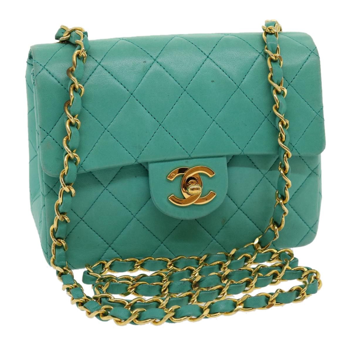 Chanel Chanel Square Classic Single Flap Quilted Lambskin Size ONE SIZE - 1 Thumbnail