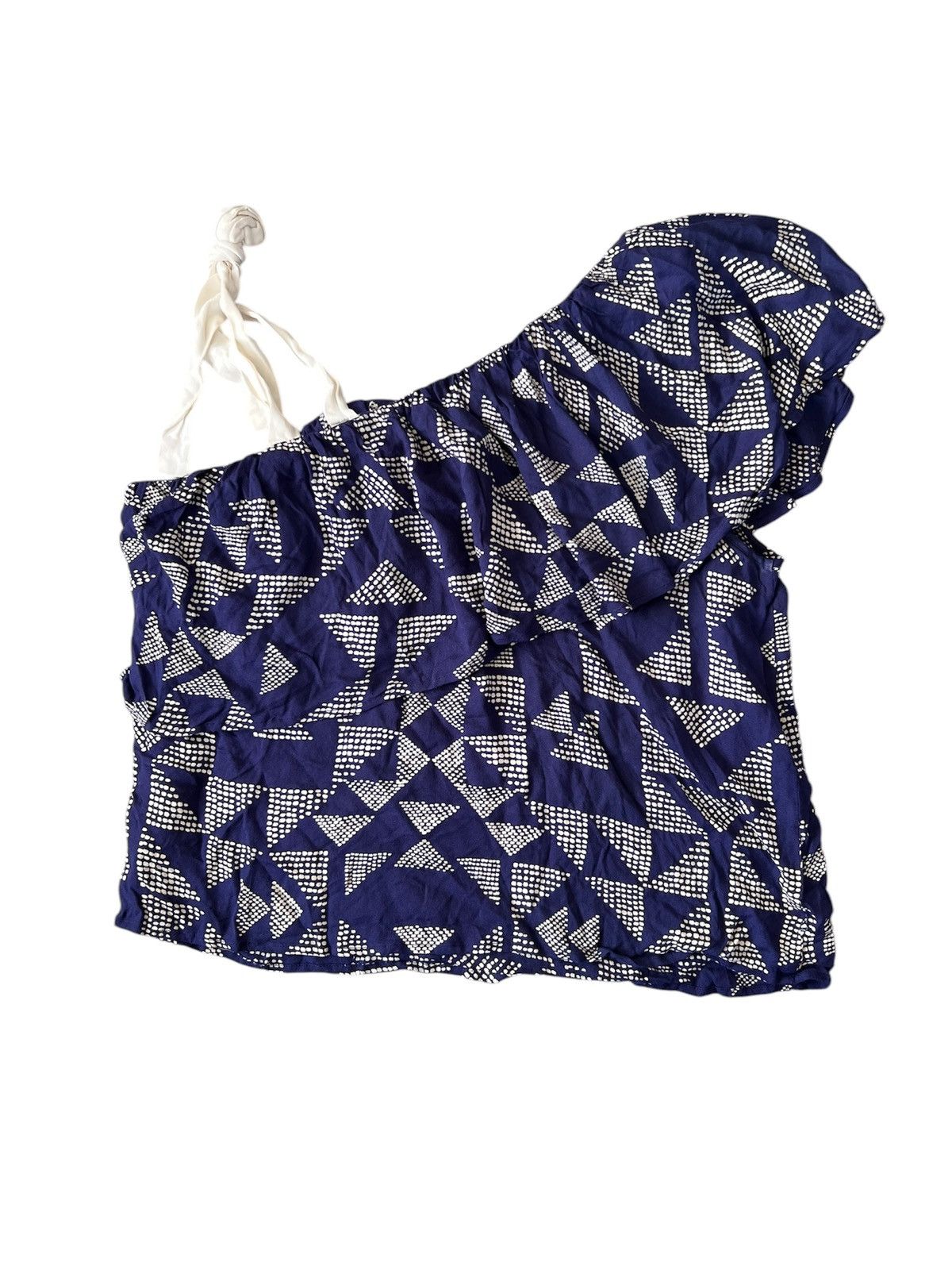 Splendid Splendid One Shoulder Geometric Ruffle Blouse | XL Size XL / US 12-14 / IT 48-50 - 3 Thumbnail
