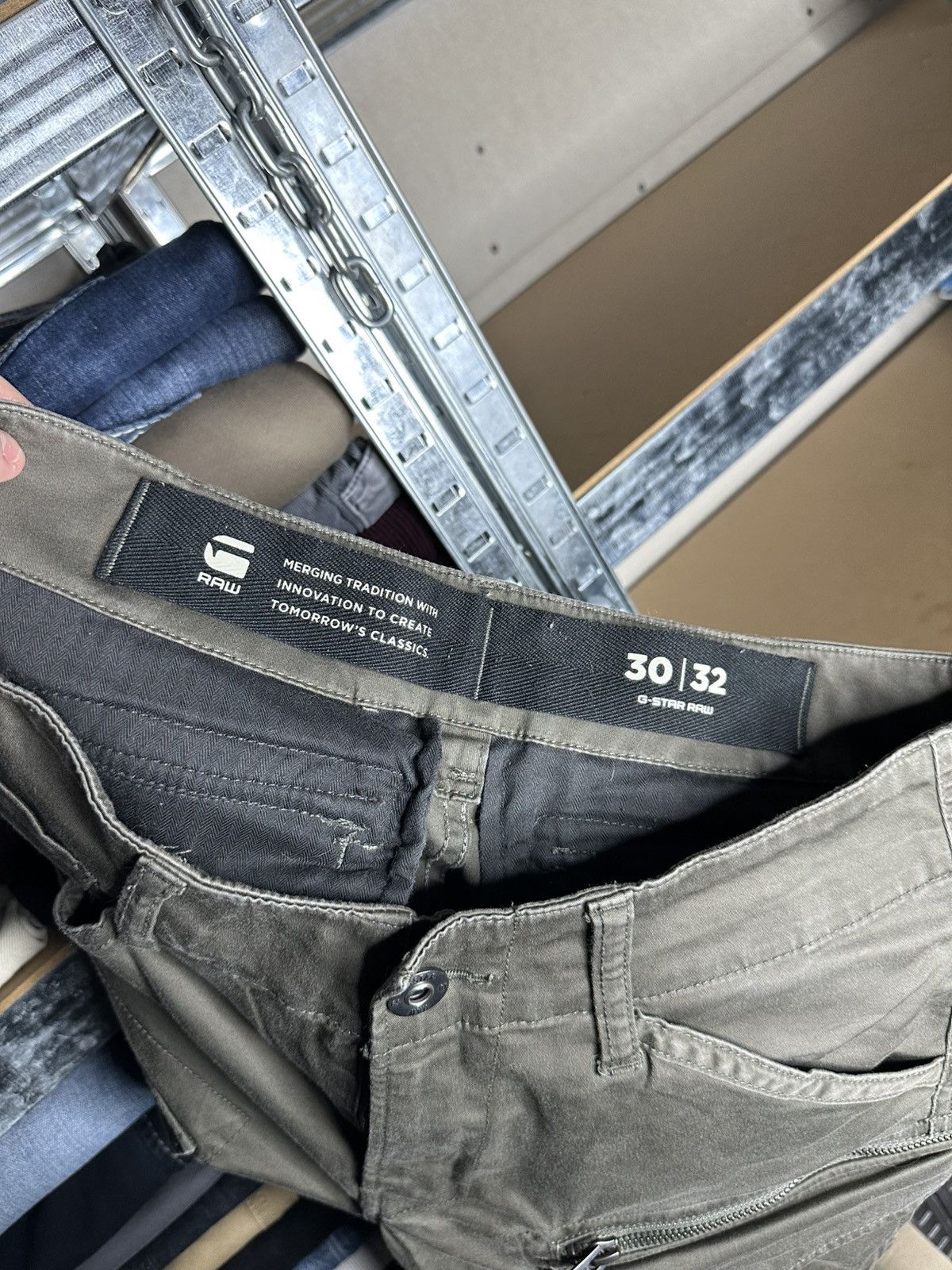 G-Star G-STAR RAW Men's Cargo Military Pants Size 30x32 Size US 30 / EU 46 - 9 Thumbnail