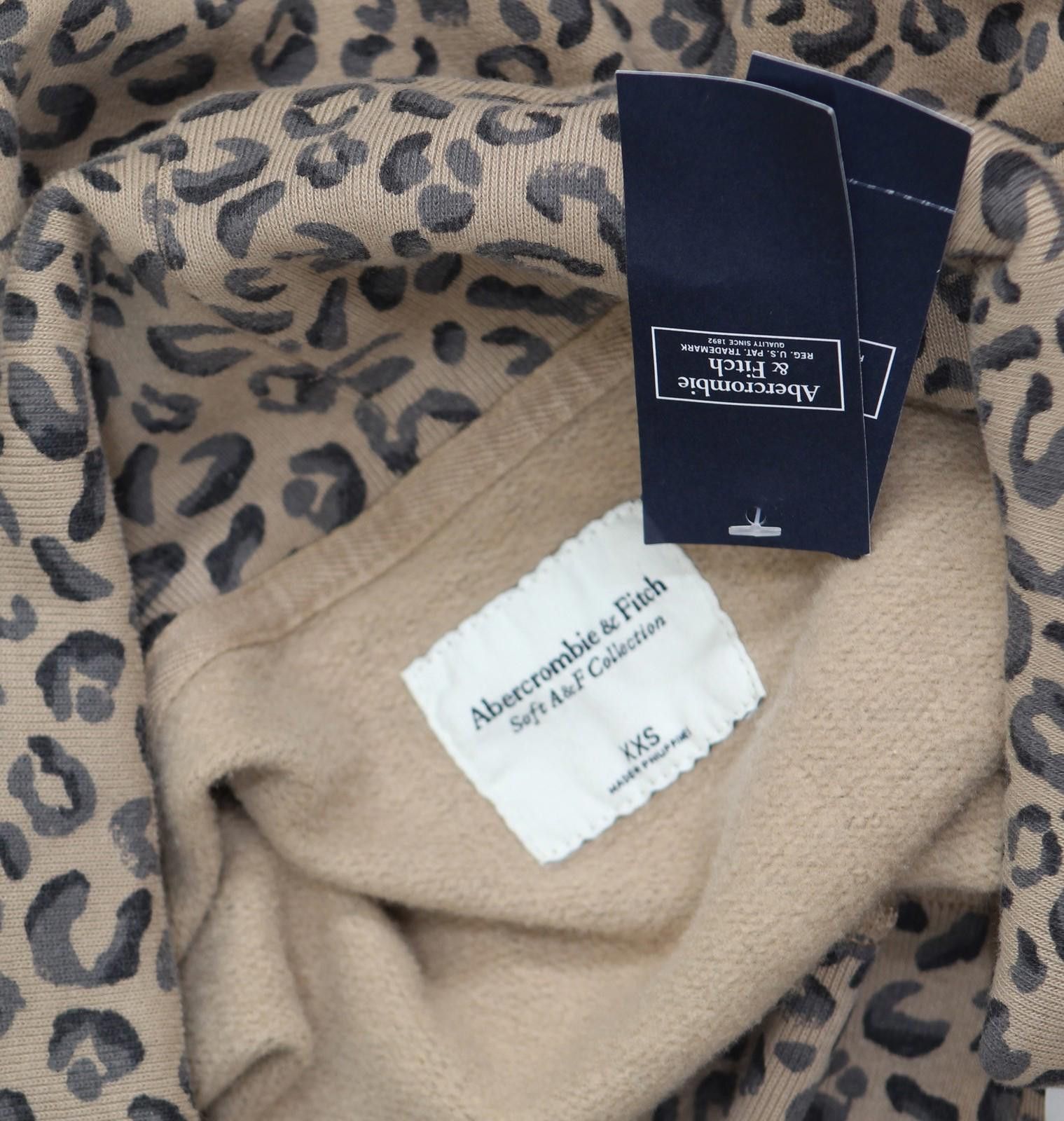 Other Nwt Abercrombie & Fitch Cardigan Sweater Cheetah Brown 2xs Size XXS / US 00 / IT 34 - 5 Thumbnail