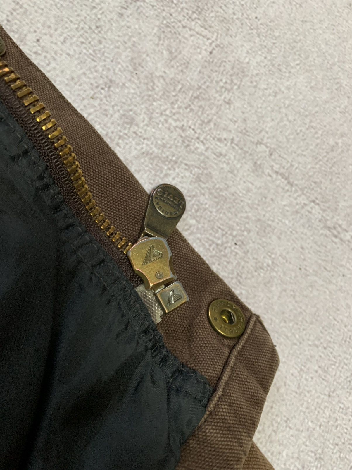 Levi's × Levi's Vintage Clothing Vintage Levis Denim Jacket Bomber 1973 Brown Baggy Very Rare Size US M / EU 48-50 / 2 - 17 Thumbnail