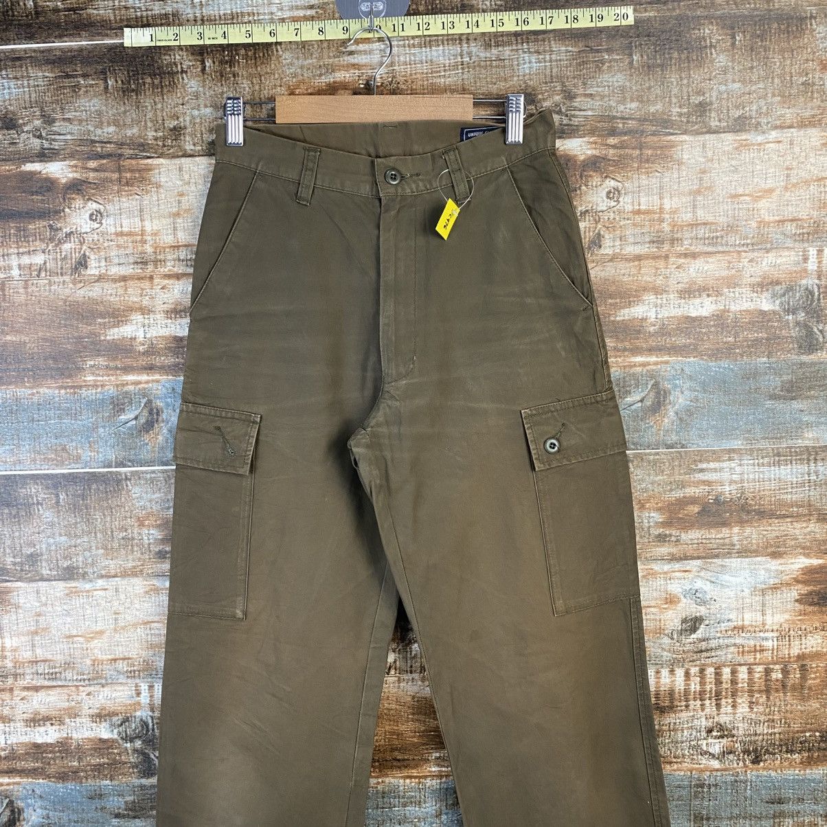 Vintage DL Unique Clothing Warehouse Brown Cargo Pants #C976 Size US 27 - 2 Thumbnail