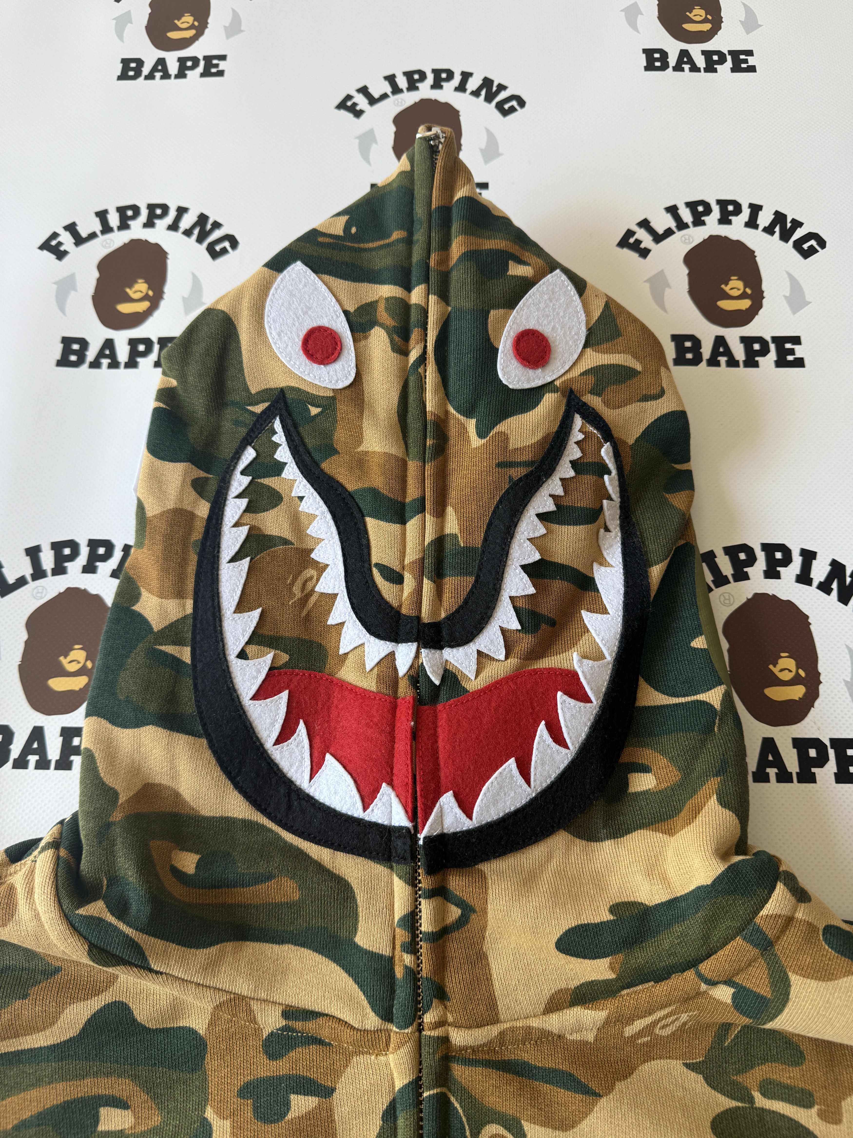 Bape × KidSuper BAPE X KIDSUPER CAMO SHARK FULL ZIP HOODIE Size US XL / EU 56 / 4 - 3 Thumbnail