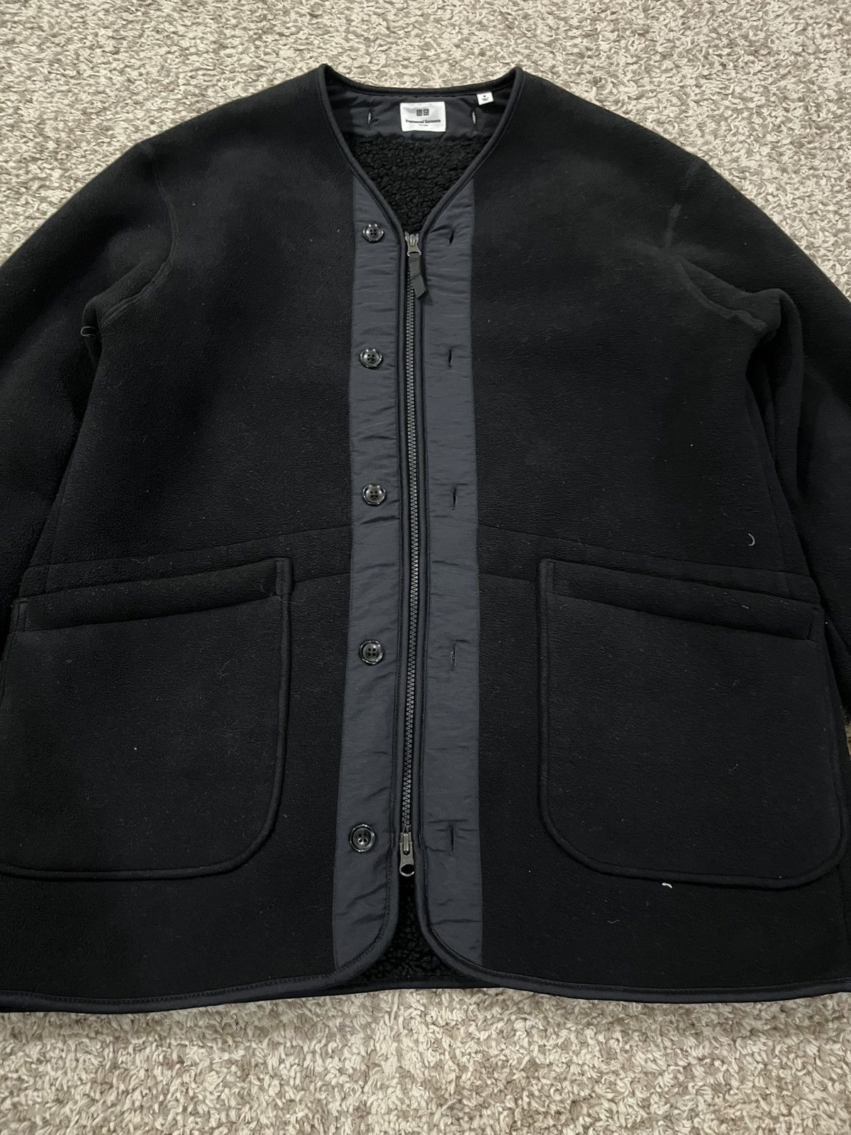 Engineered Garments × Uniqlo 🔥 FW2019 ENGINEERED GARMENTS X UNIQLO BLACK FLEECE JACKET Size US M / EU 48-50 / 2 - 2 Thumbnail
