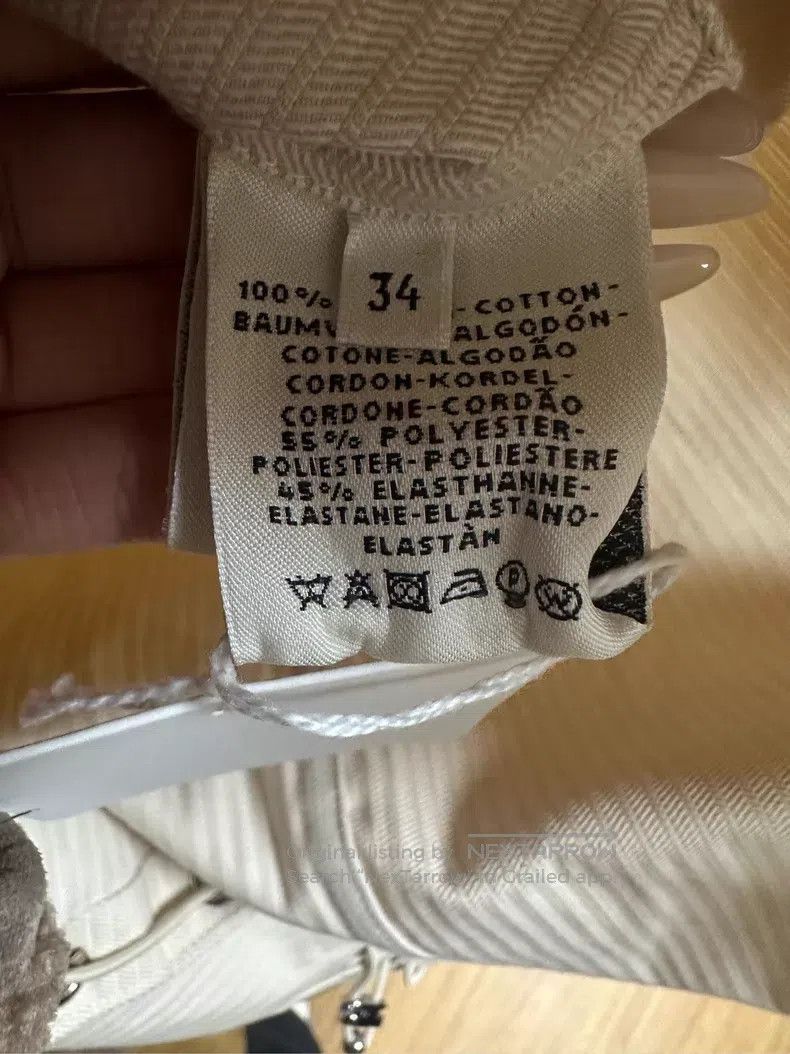Hermes Hermes White Striped Long Coat Size XXS / US 00 / IT 34 - 4 Thumbnail