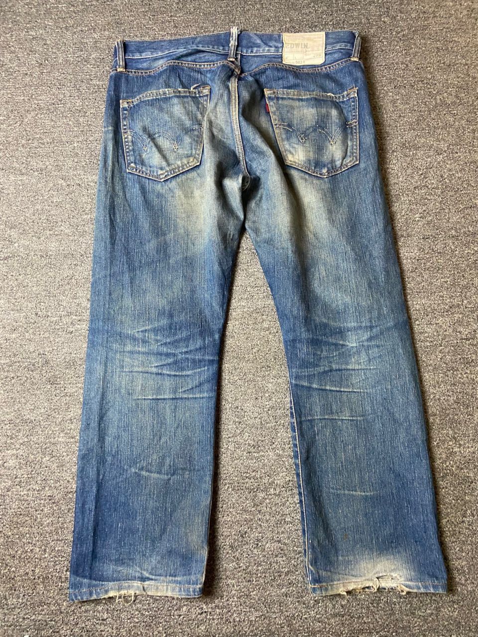 Edwin EDWIN 503 Distressed Denim Jeans (164) Size US 37 - 8 Thumbnail