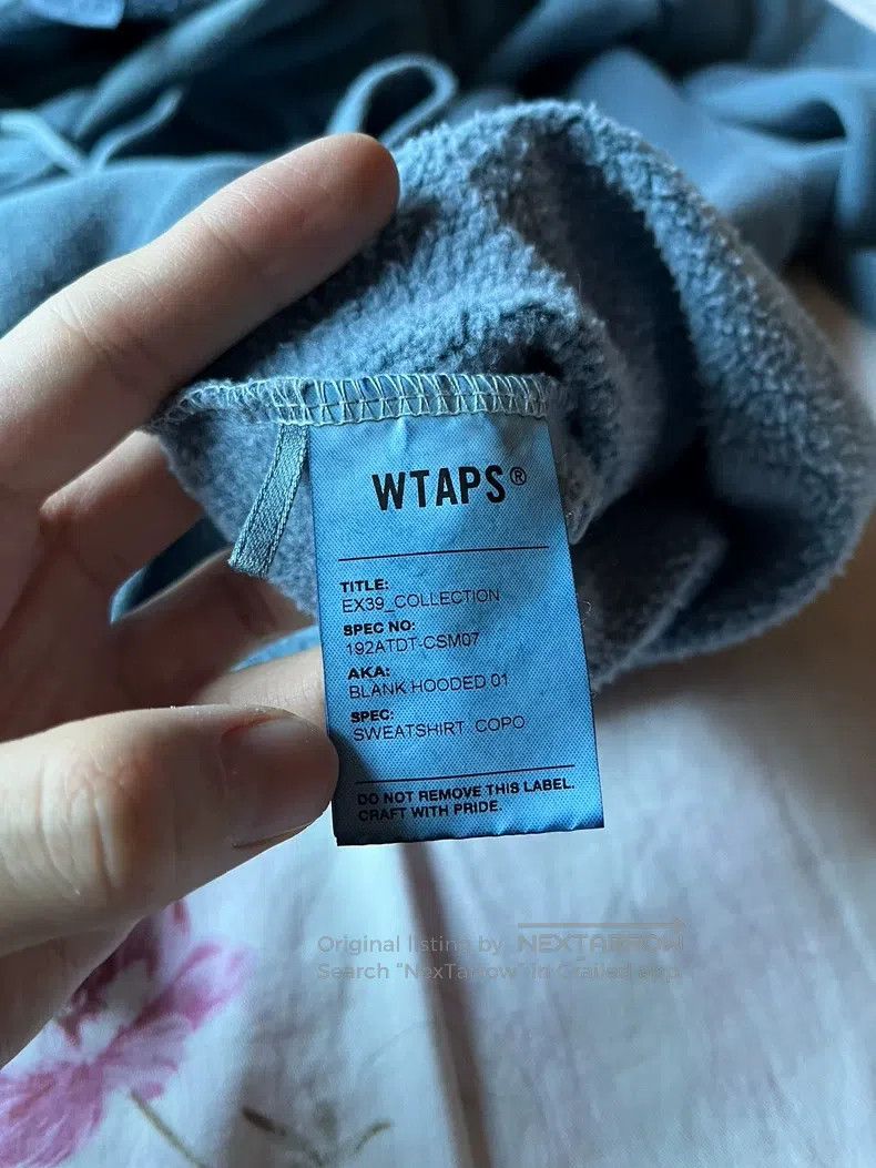 Wtaps Wtaps Batik Washed Hooded Sweatshirt Size US S / EU 44-46 / 1 - 5 Thumbnail