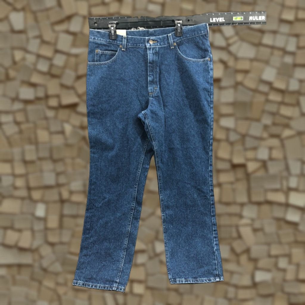 Lee Lee Riders Jeans Straight 40x32 Mens Medium Wash Blue Size US 40 / EU 56 - 1 Thumbnail