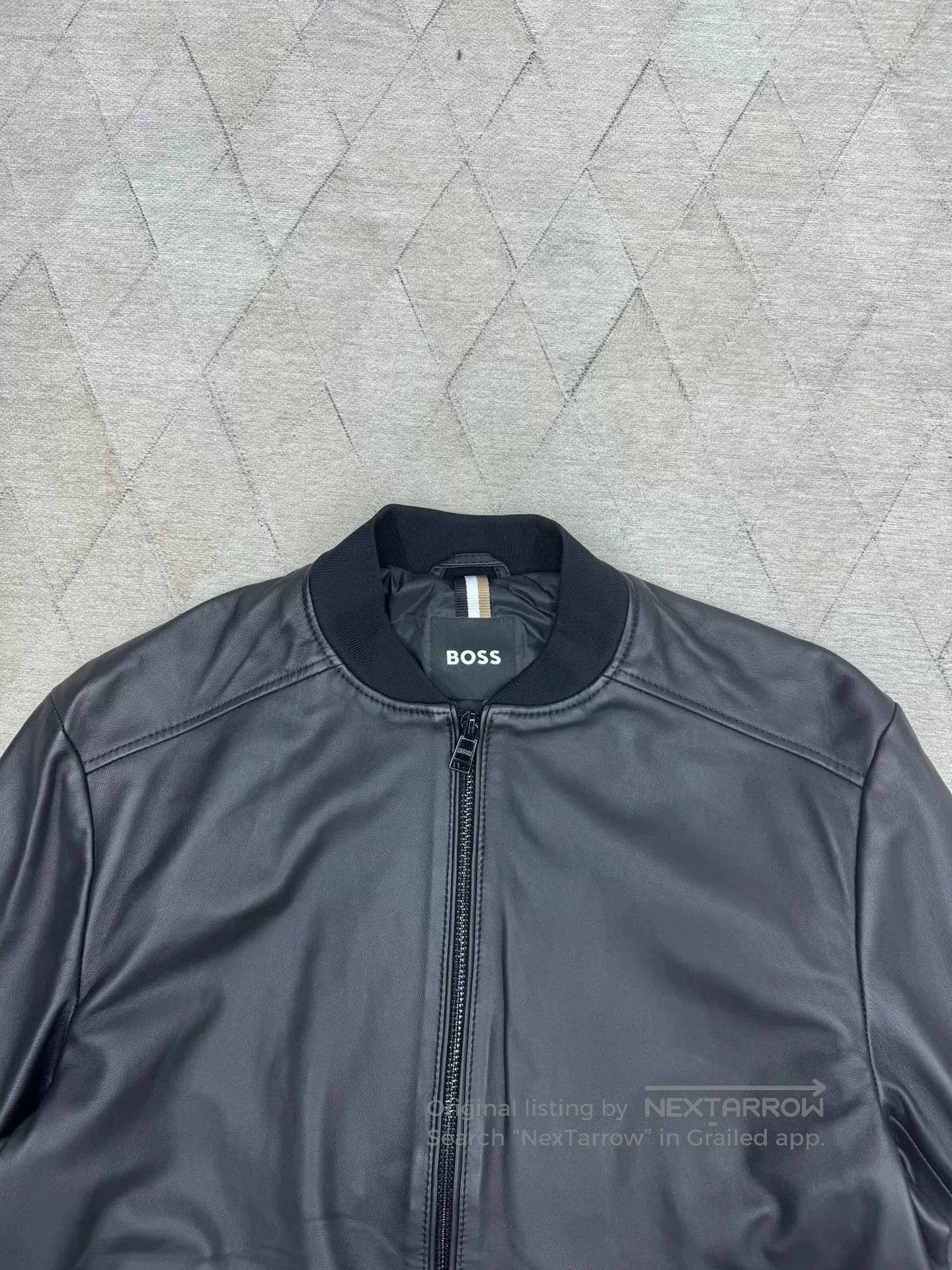 Hugo Boss Boss Black Label Sheepskin Baseball Jacket. Size US L / EU 52-54 / 3 - 3 Thumbnail