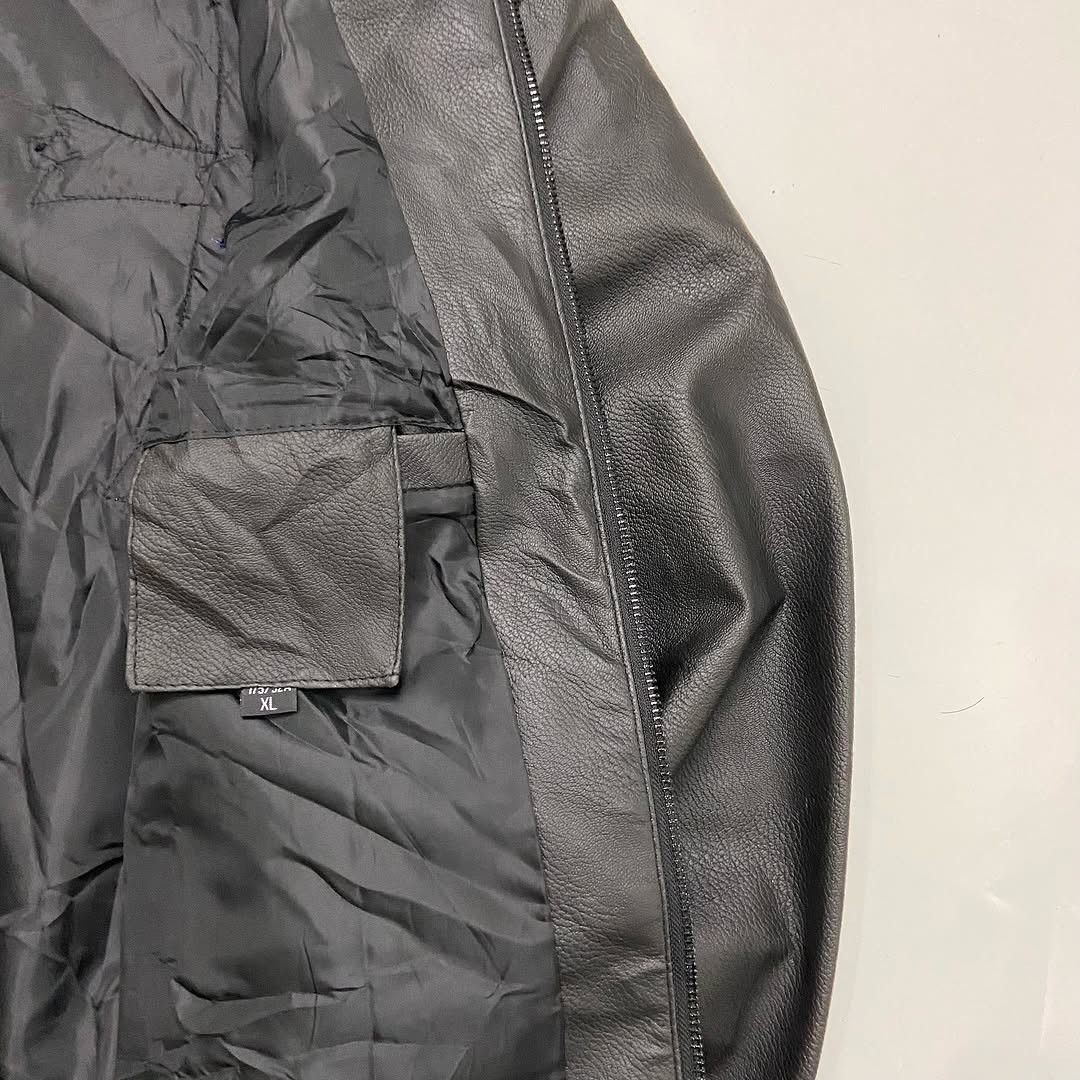 Genuine Leather Casual Bomber Leather Jacket Size US L / EU 52-54 / 3 - 7 Thumbnail