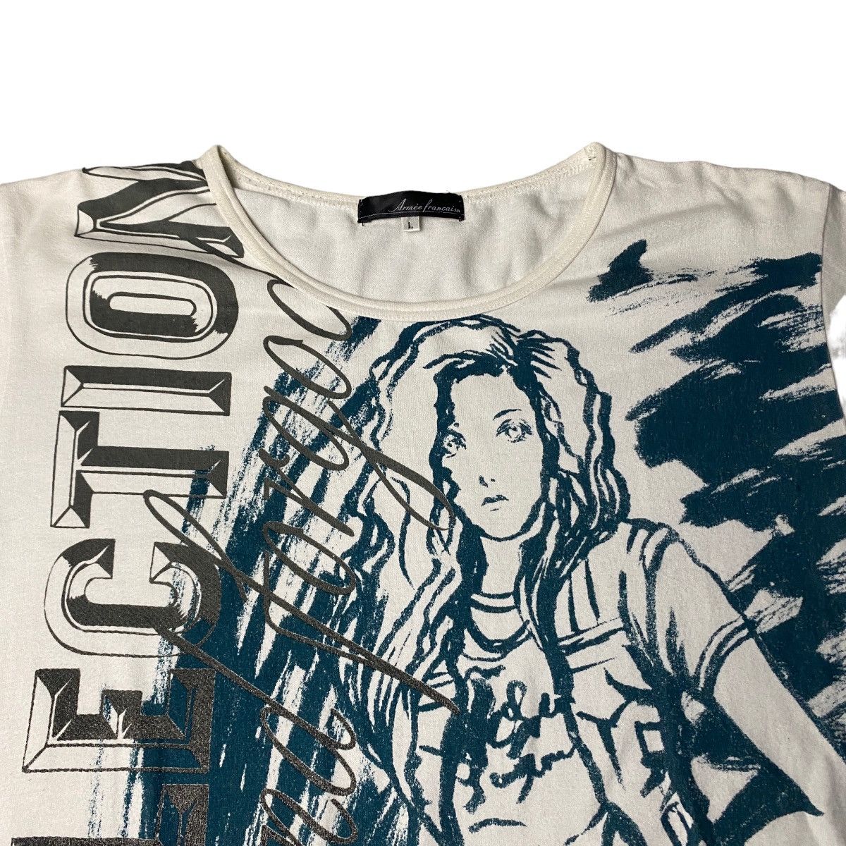 Hysteric Glamour 2000's Armee Fraincaise Biker Punk Girl Shirt Size US L / EU 52-54 / 3 - 2 Thumbnail