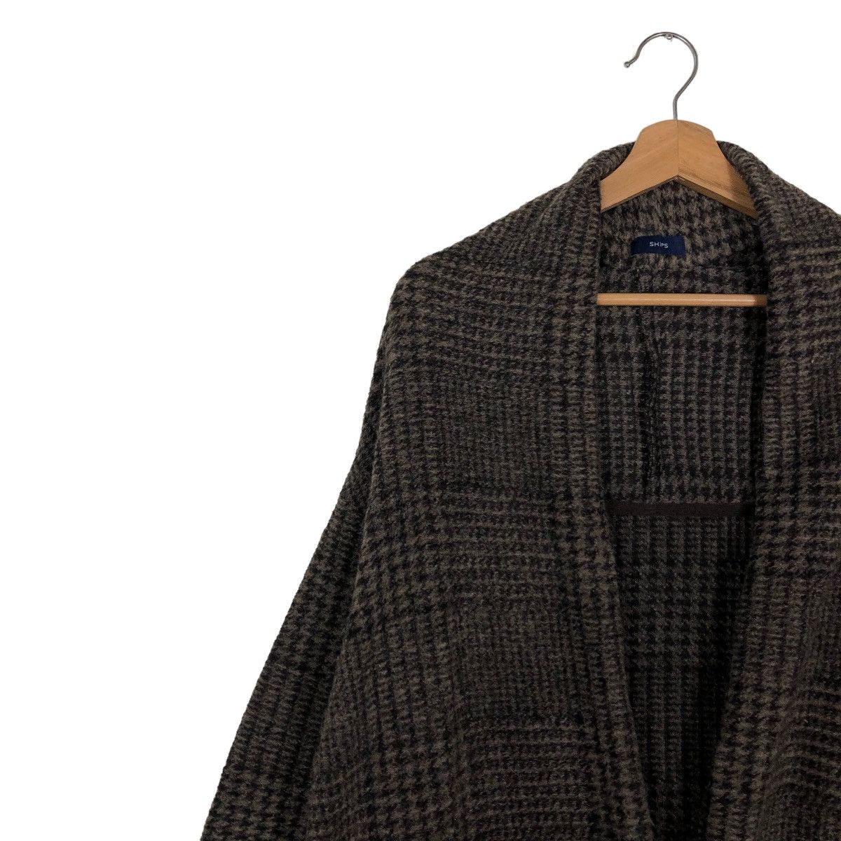 Japanese Brand Tartan Design Long Cardigan Jacket Ships Japan Issey Miyake Size US M / EU 48-50 / 2 - 7 Thumbnail