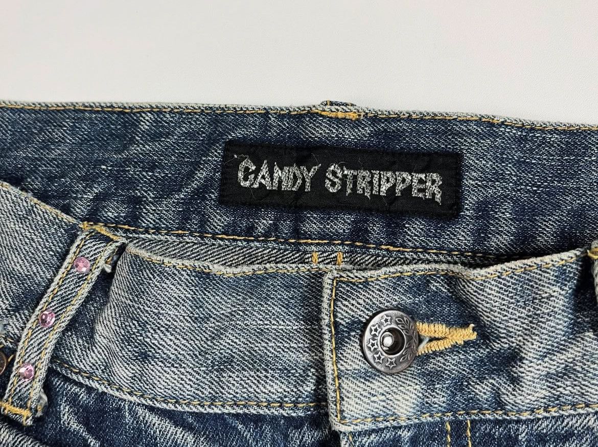Hysteric Glamour 2000s Ministry Candy Japanese Distressed Wash Jeans y2k Lgb Size US 31 - 5 Thumbnail
